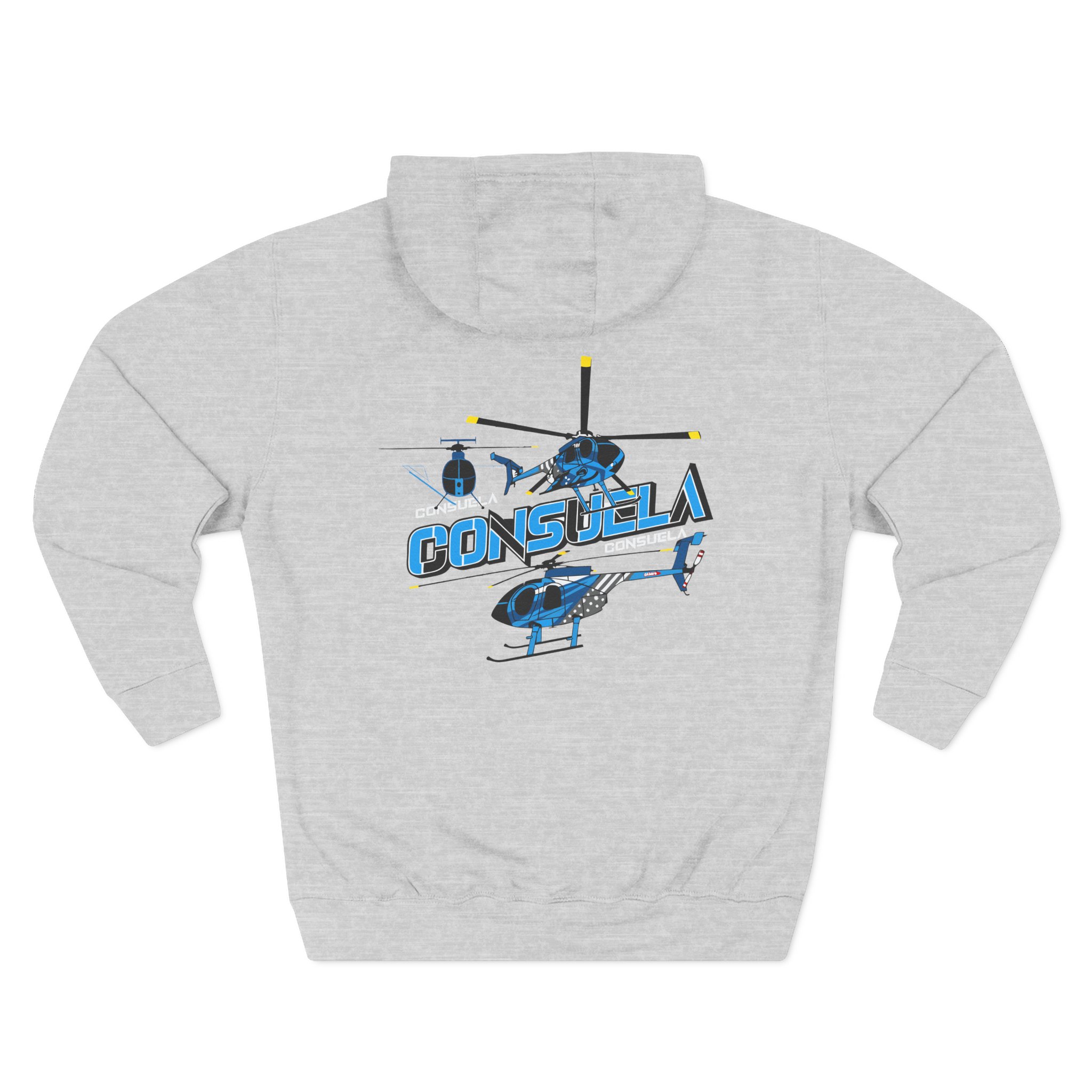 Cleetus Mcfarland Cleetus Consuela Helicopter Three-Panel Fleece Hoodie