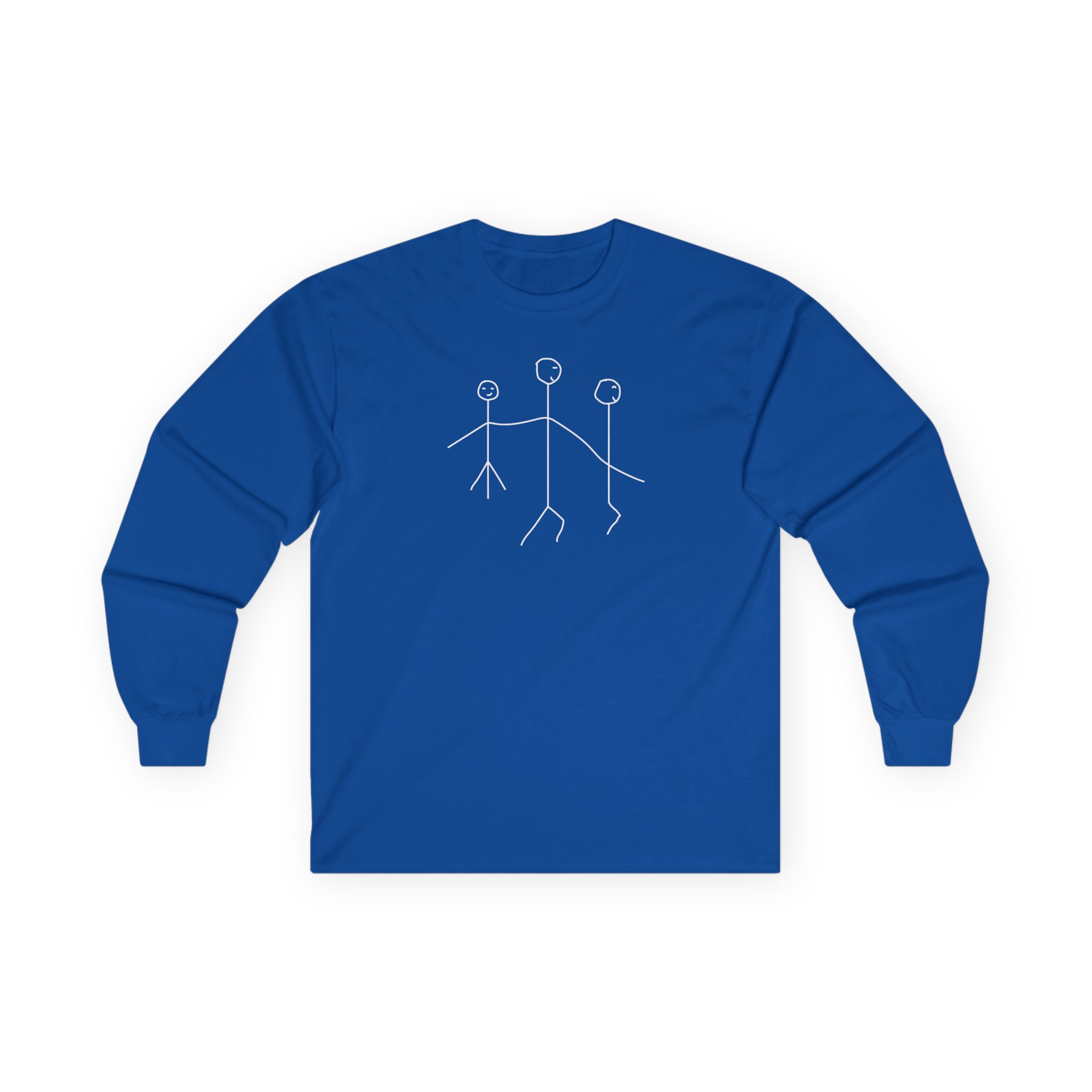 Leith Ross Stick Figures Unisex Ultra Cotton Long Sleeve Tee