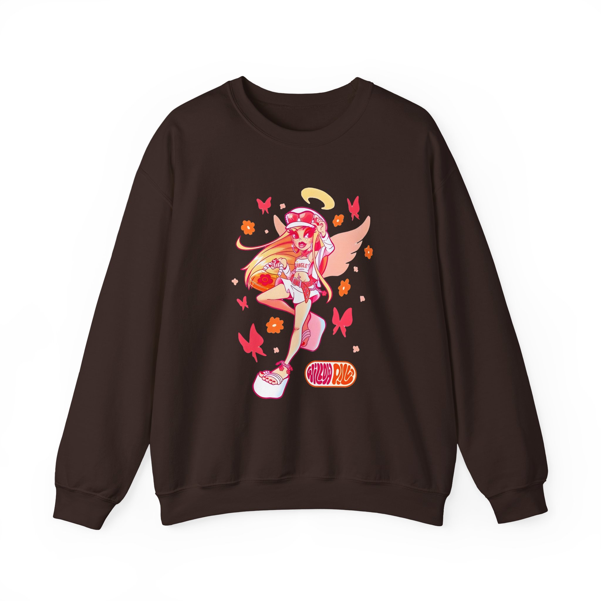 Willow Pill Angle Unisex Heavy Blendâ„¢ Crewneck Sweatshirt