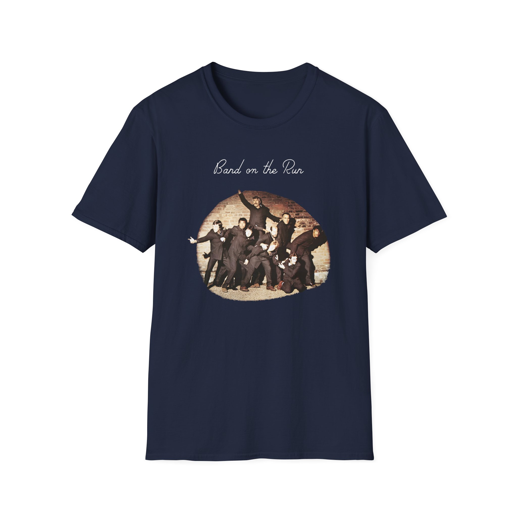 Wings Band On The Run Unisex Softstyle T-Shirt