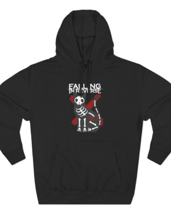 Falling in Reverse X-Ray Cat Three-Panel Fleece Hoodie