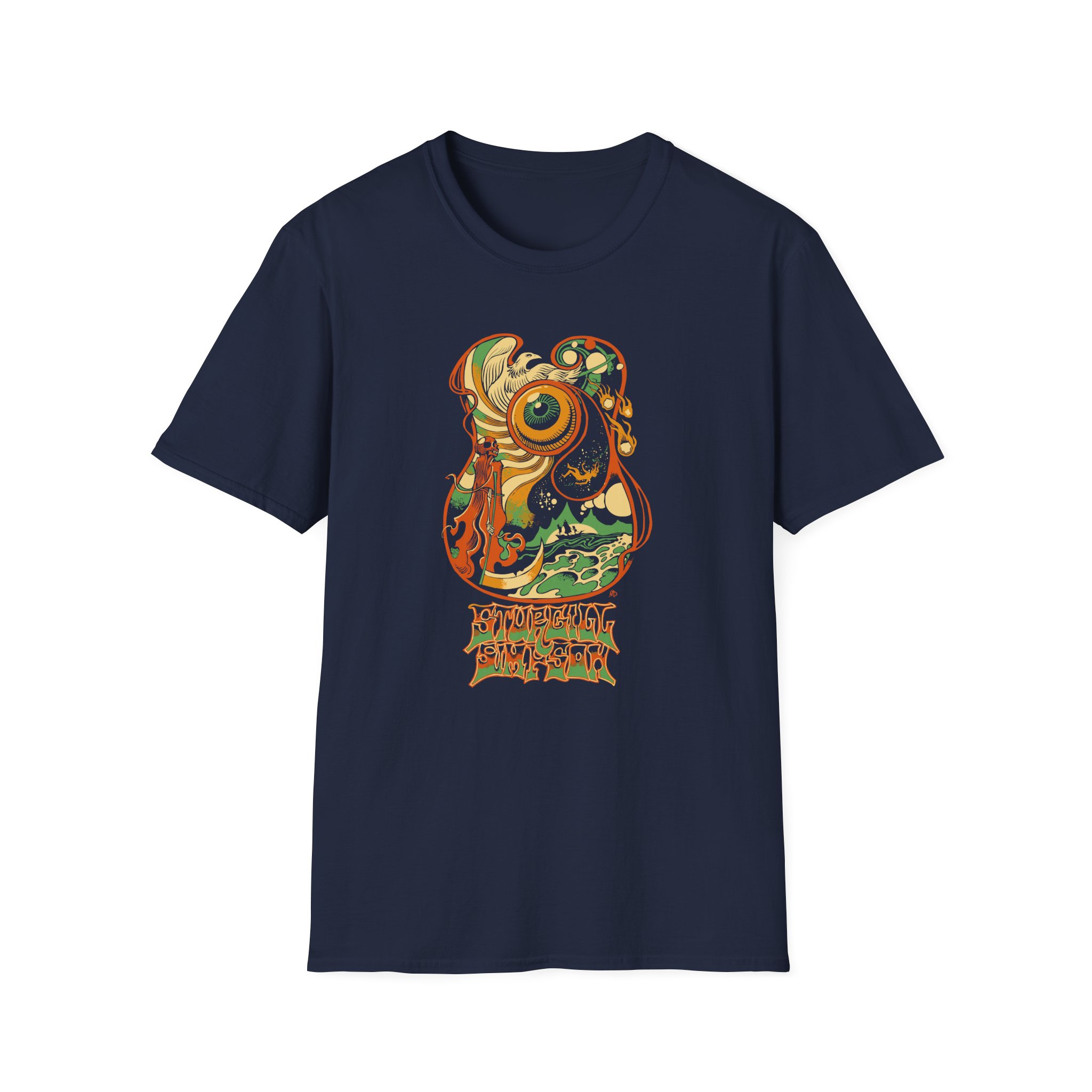 Sturgill Simpson Asteroid Guitar Tour Unisex Softstyle T-Shirt