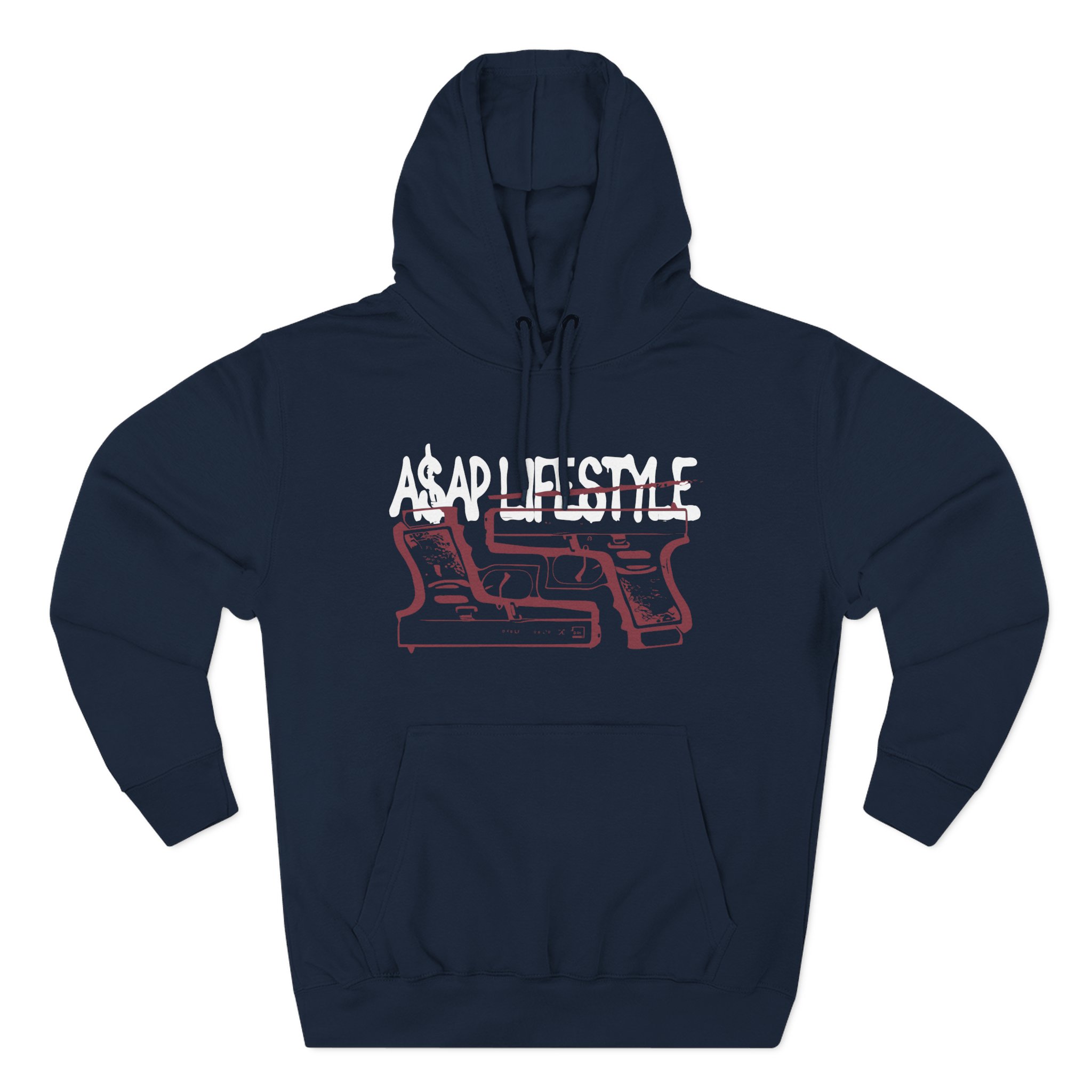 Asap Mob Lifestyle Three-Panel Fleece Hoodie
