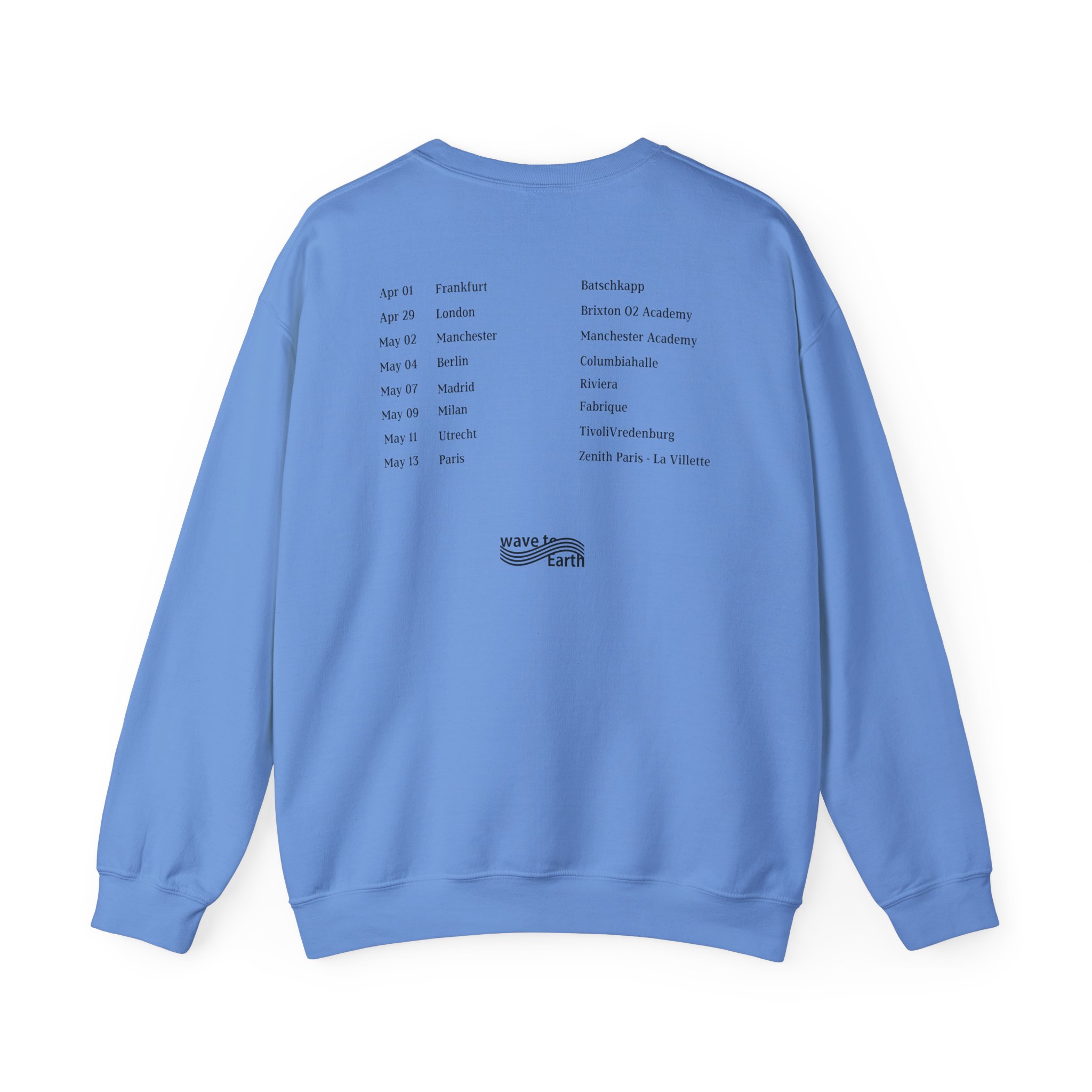 Wave to Earth "0.03 World Tour in Europe Unisex Heavy Blendâ„¢ Crewneck Sweatshirt