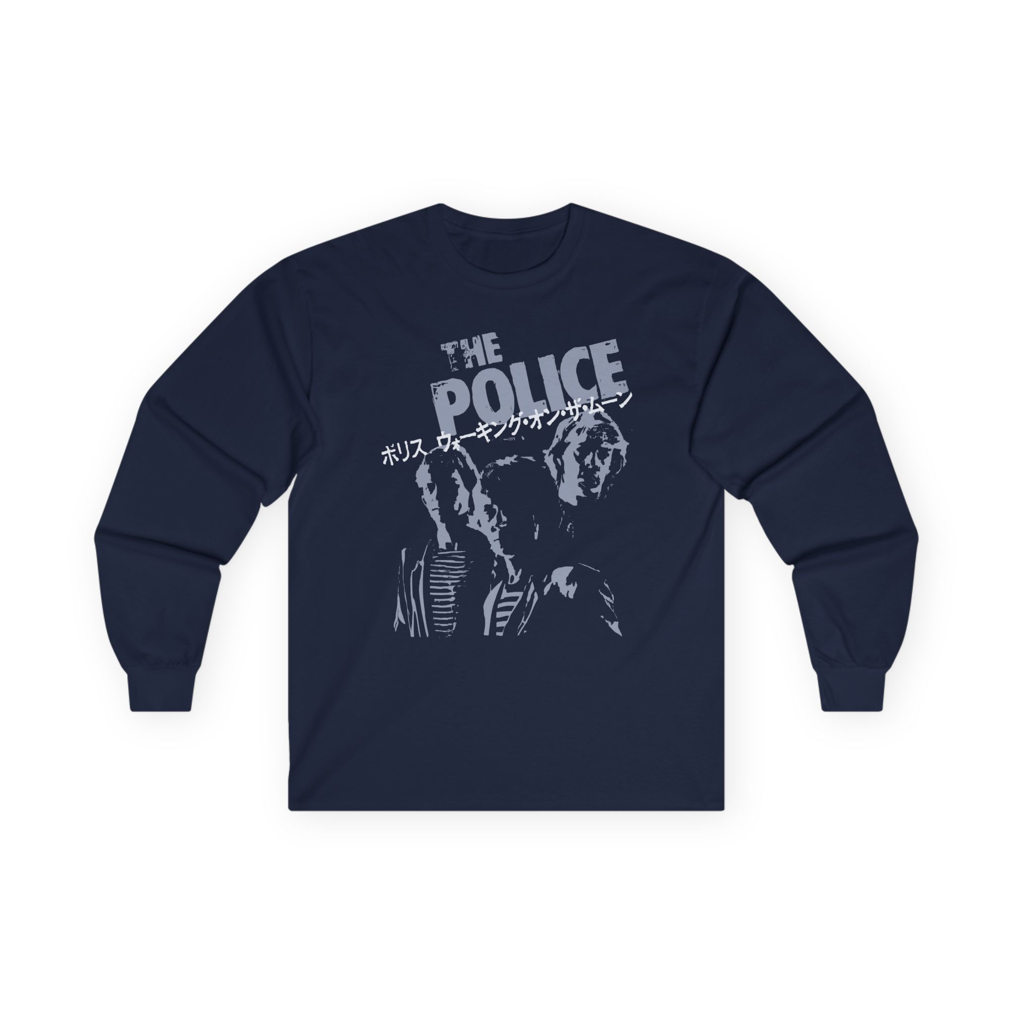The Police Japan Retro Unisex Ultra Cotton Long Sleeve Tee