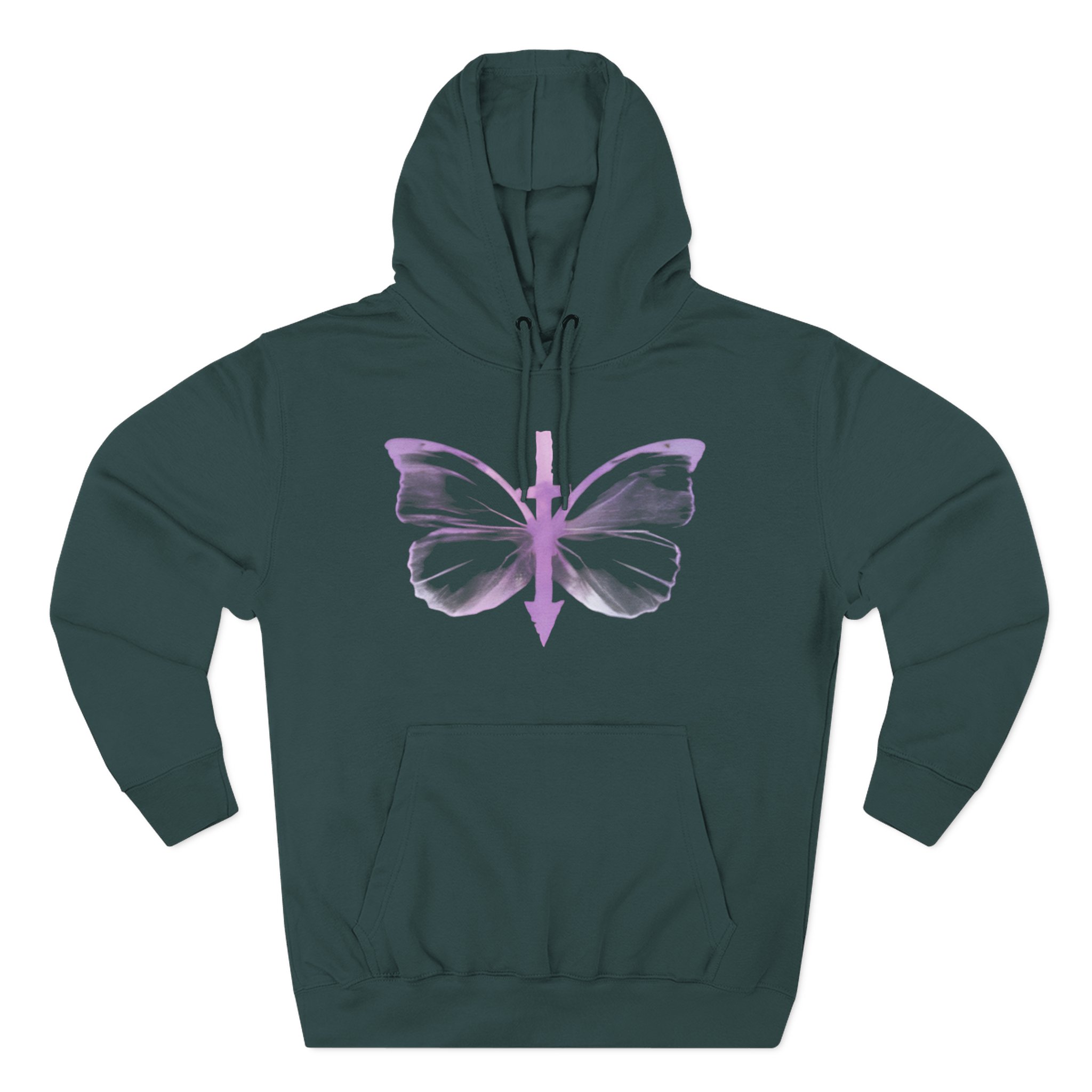 The Pretty Reckless Three-Panel Fleece Hoodie