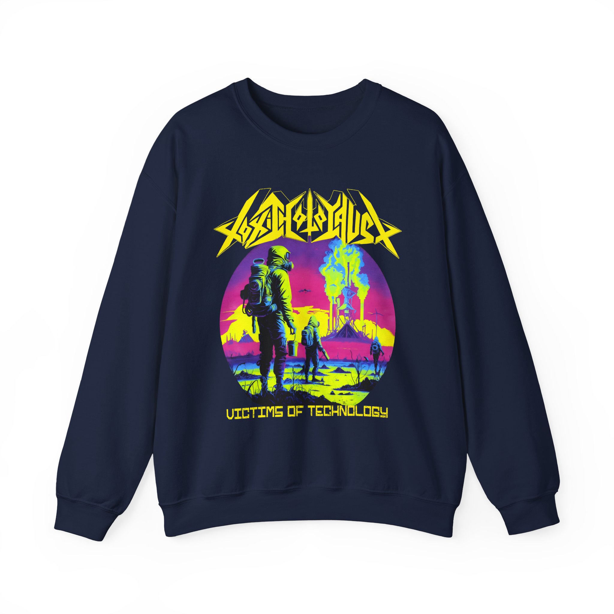Toxic Holocaust Victims of Technology Unisex Heavy Blendâ„¢ Crewneck Sweatshirt