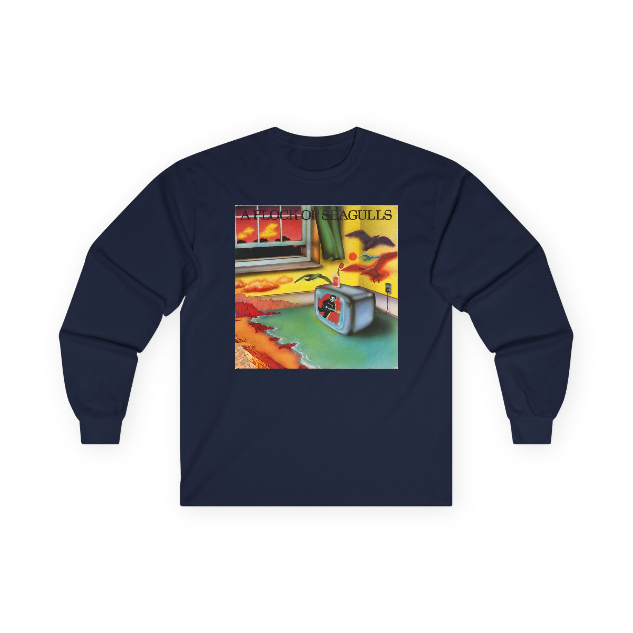 A Flock of Seagulls Original Album Cover Unisex Ultra Cotton Long Sleeve Tee