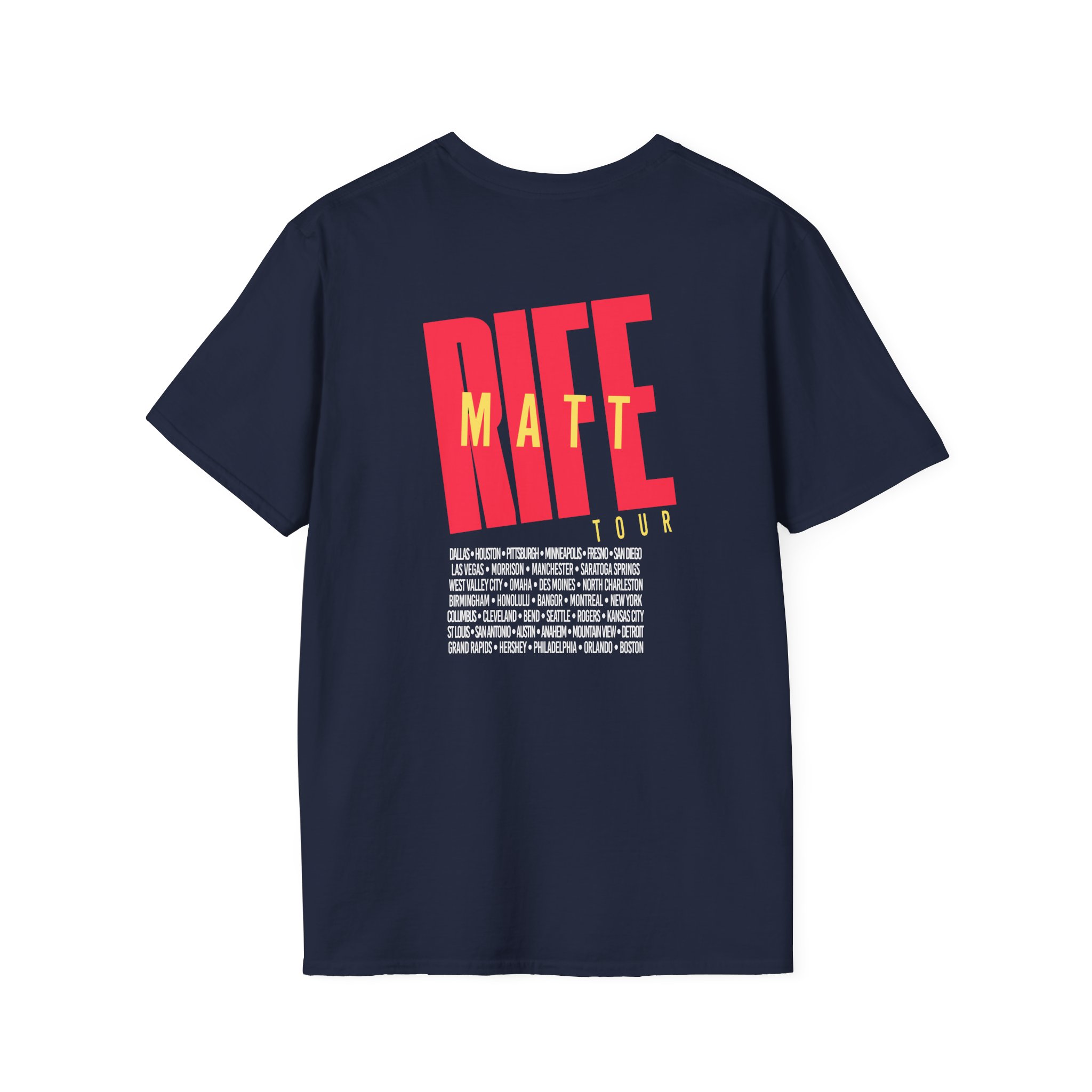 Matt Rife Stay Golden Tour Unisex Softstyle T-Shirt