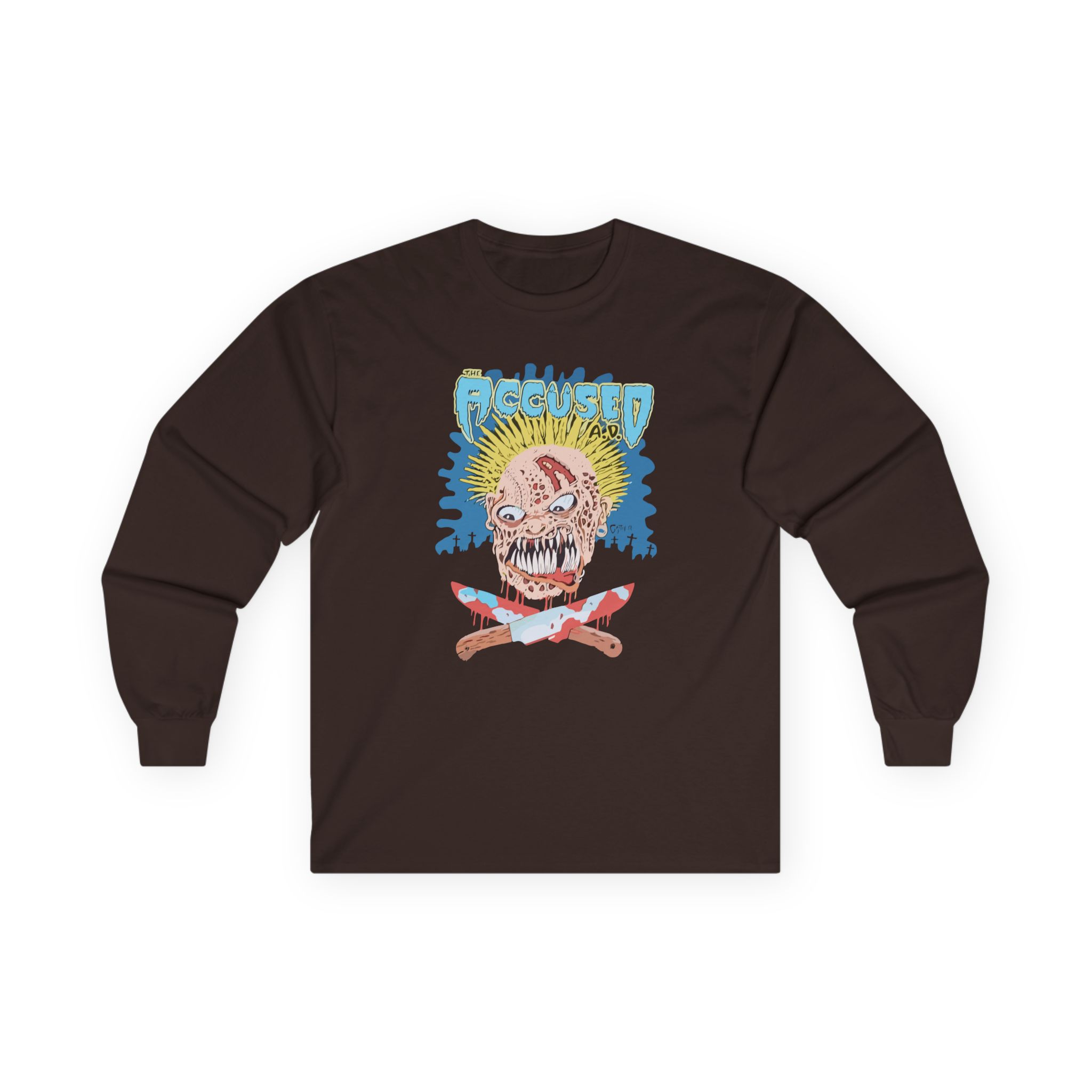 Accused Ad Knives Unisex Ultra Cotton Long Sleeve Tee
