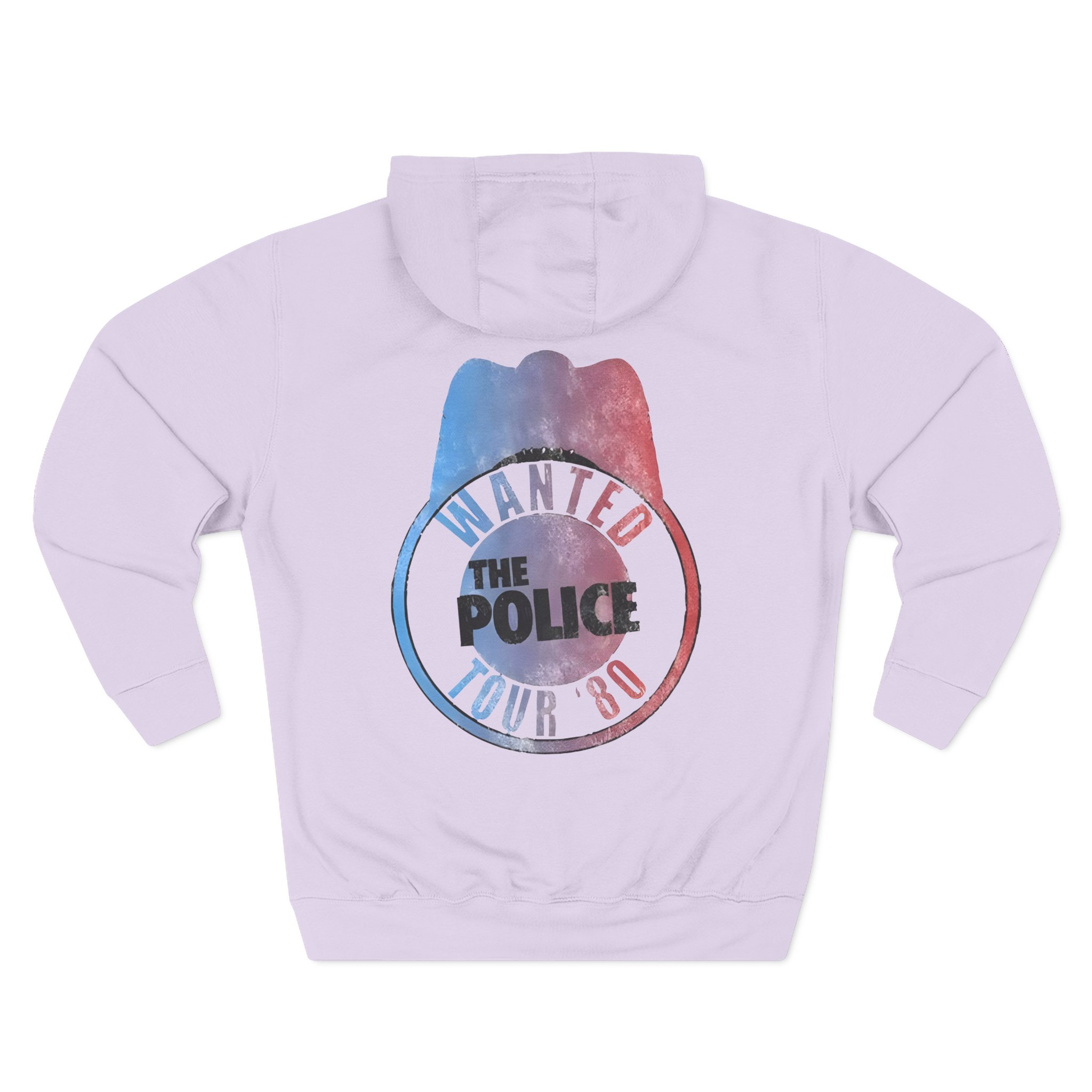 The Police Outlandos Bootleg 1980 Ragla Three-Panel Fleece Hoodie
