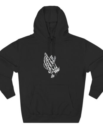 Bayside Praying Hands Three-Panel Fleece Hoodie