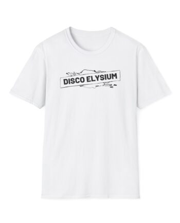 Disco Elysium Embroidered Unisex Softstyle T-Shirt