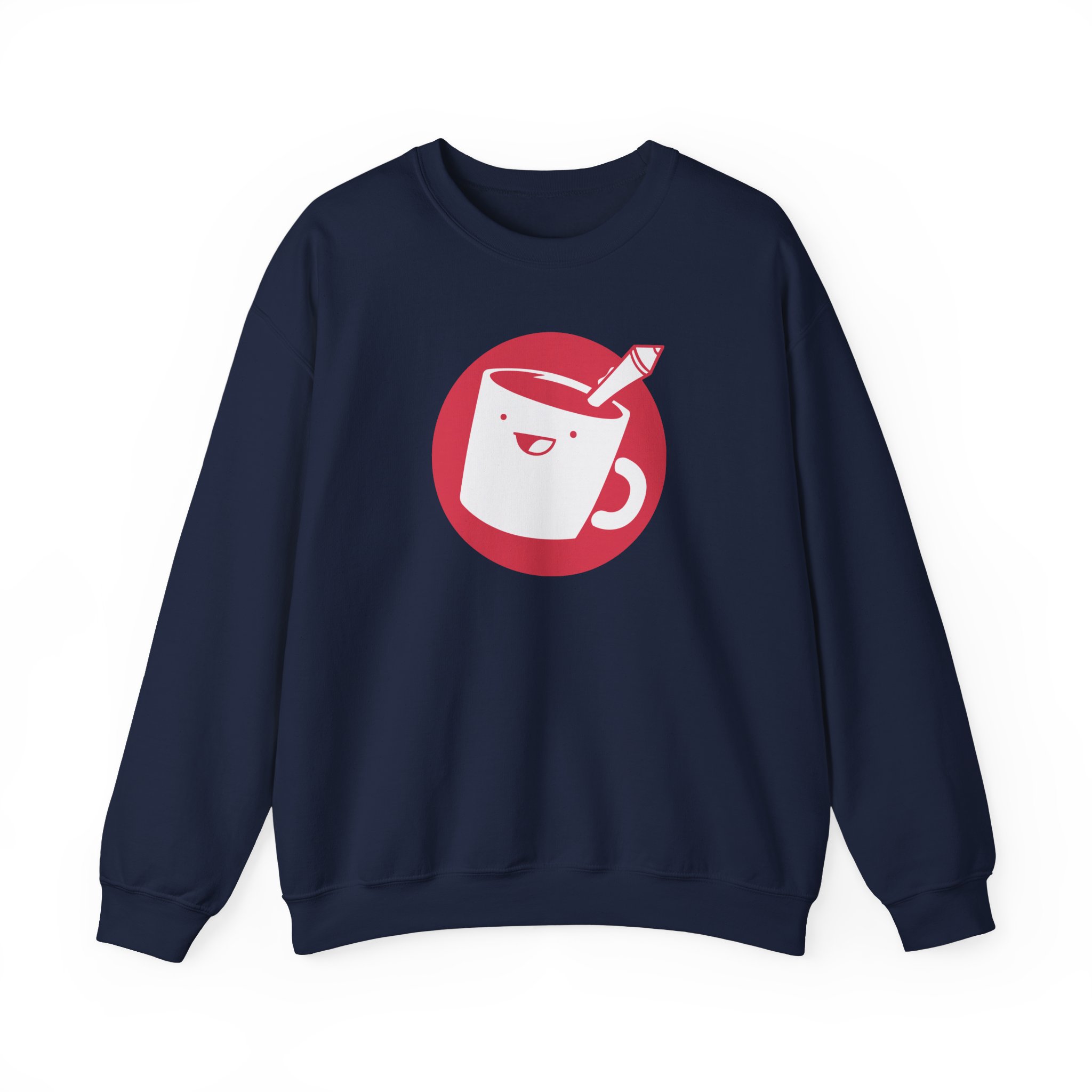 Drawfee Logo Unisex Heavy Blendâ„¢ Crewneck Sweatshirt