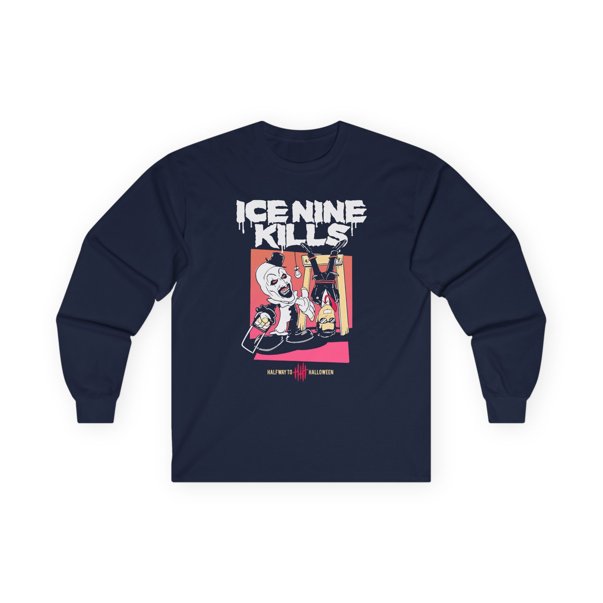 Ice Nine Kills Cut in Half Way to Halloween Unisex Ultra Cotton Long Sleeve Tee