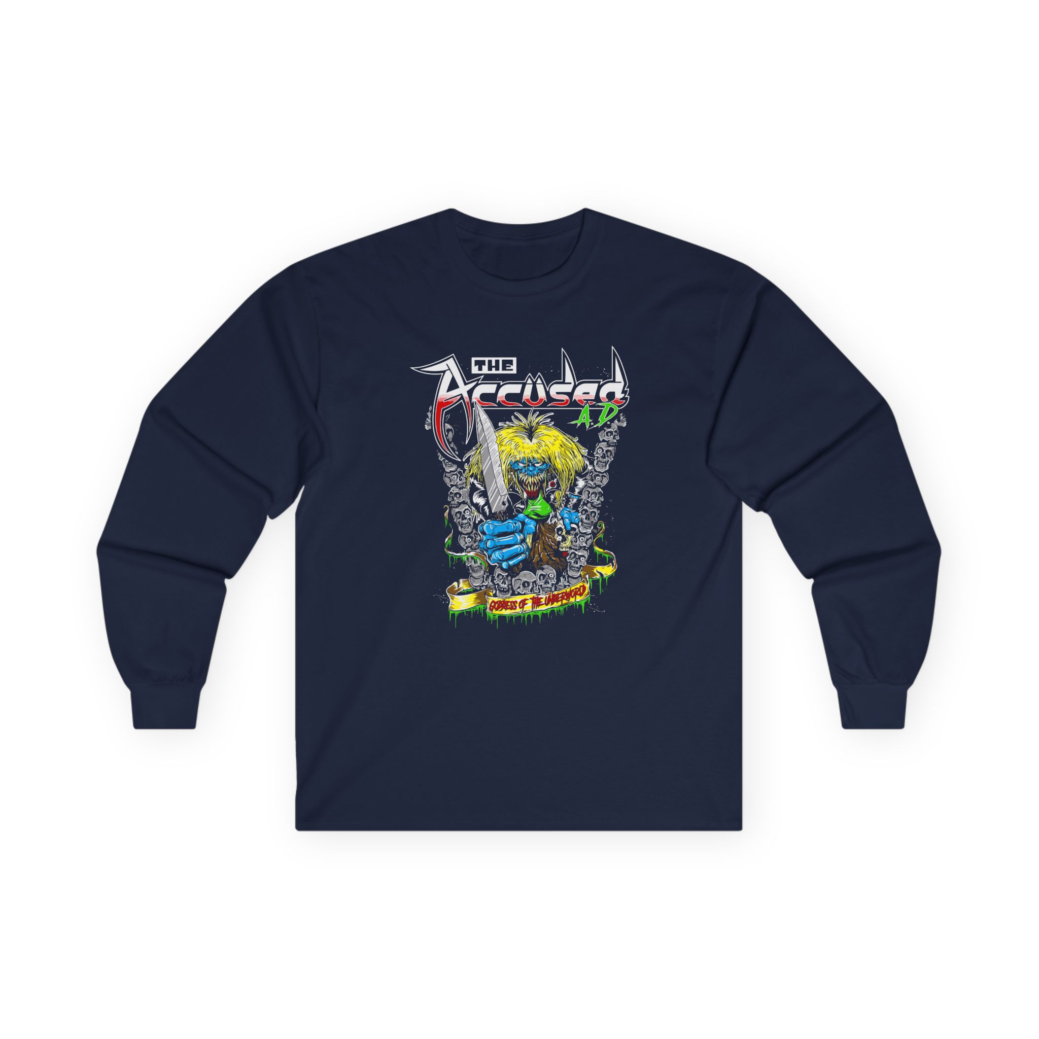 Accused Ad Goddess of the Underworld Unisex Ultra Cotton Long Sleeve Tee