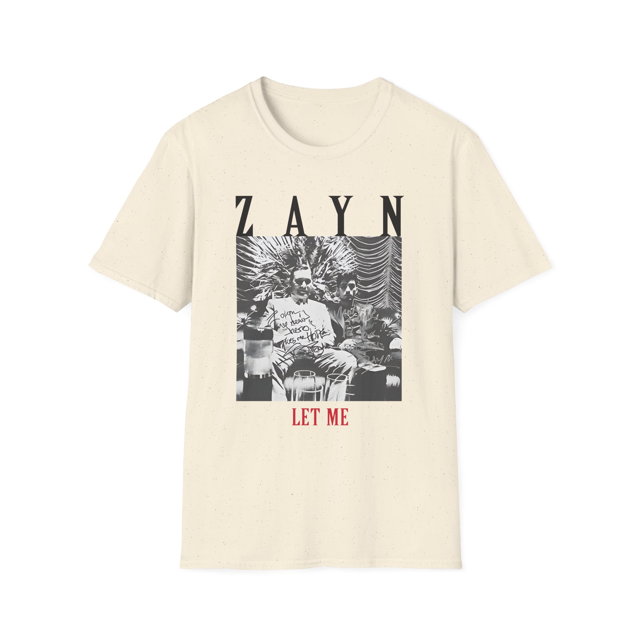 Zayn Malik Let Me Unisex Softstyle T-Shirt