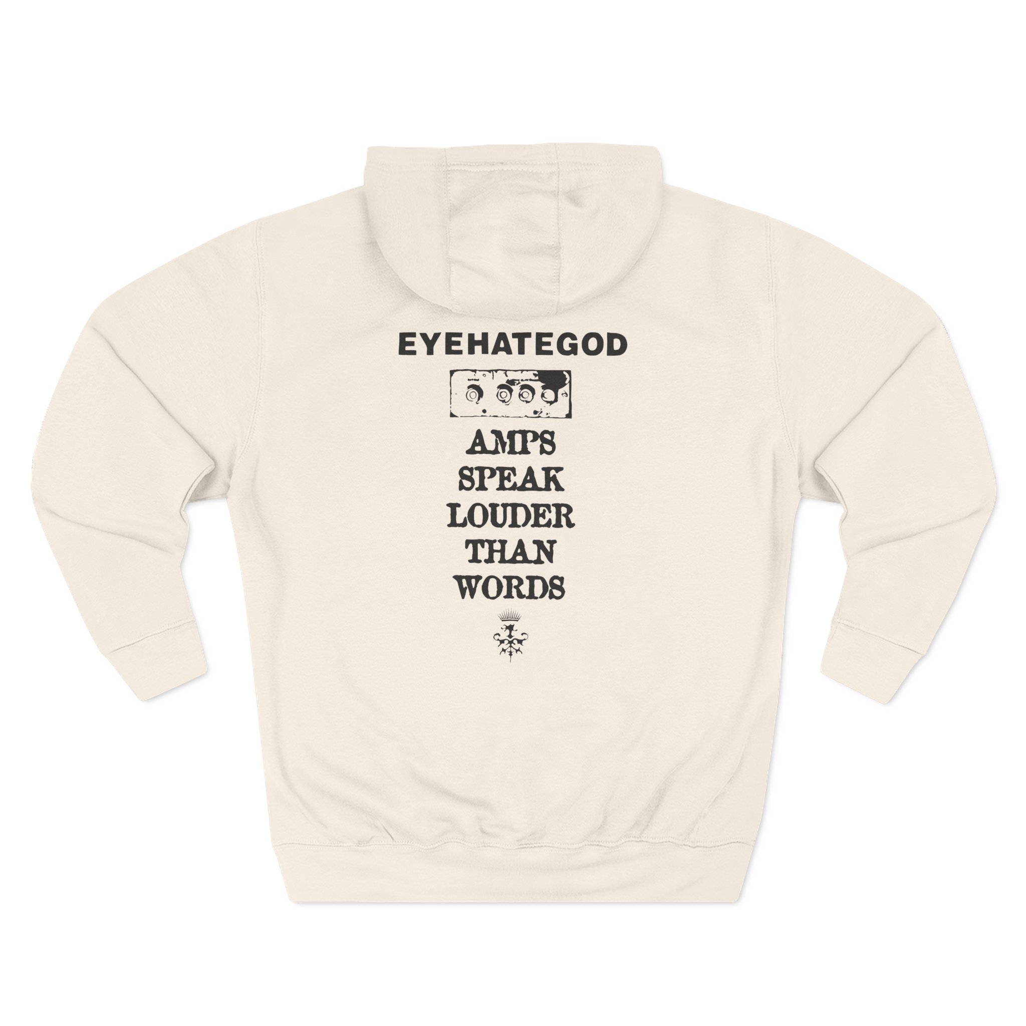 Eyehategod Phoenix/amps Three-Panel Fleece Hoodie