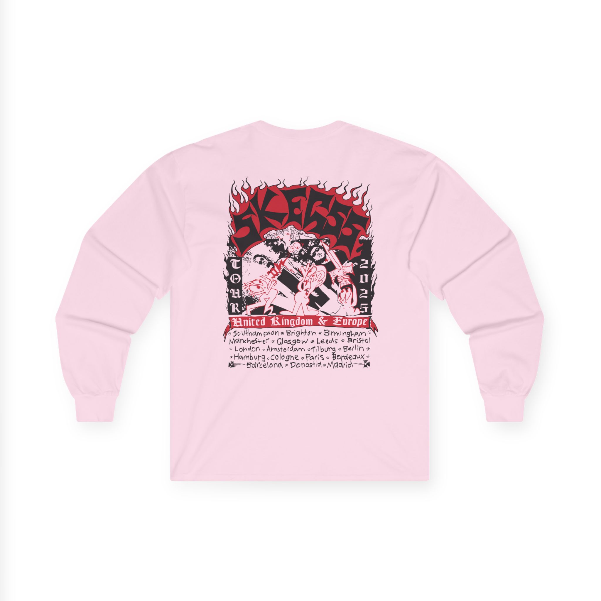 Skegss Uk Eu Tour 2025 Unisex Ultra Cotton Long Sleeve Tee