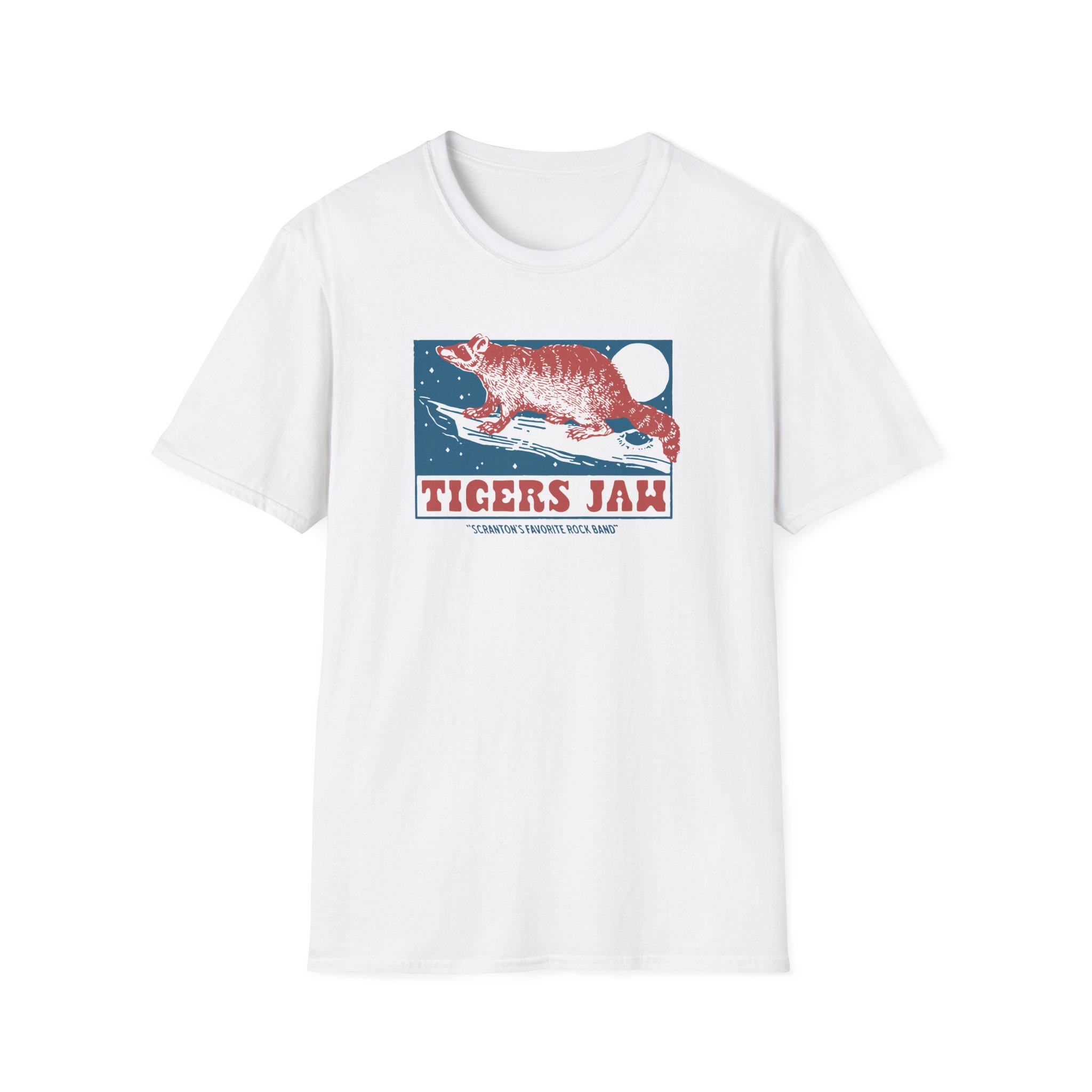 Tigers Jaw Raccoon Unisex Softstyle T-Shirt