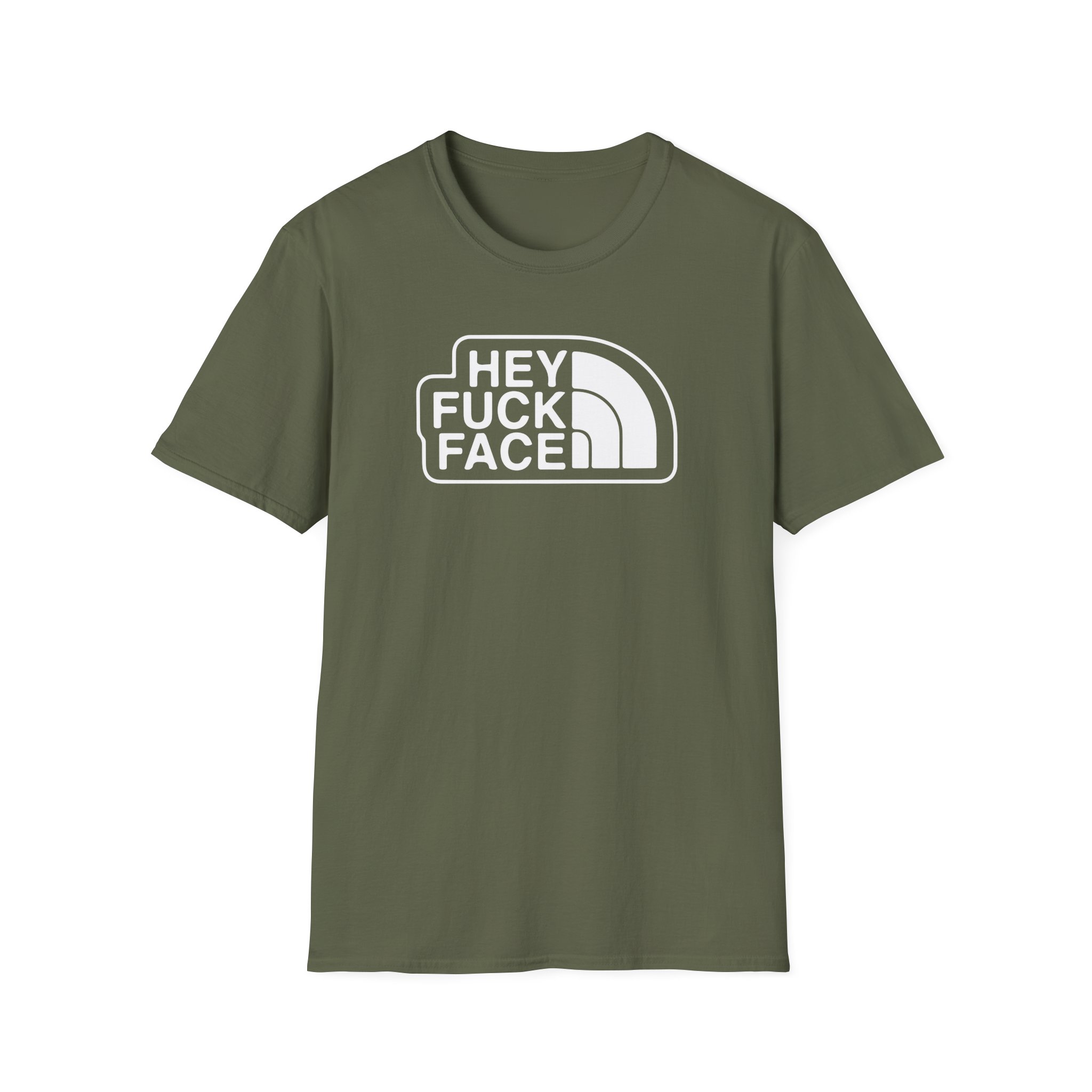 Aba and Preach Hey Fuck Face Unisex Softstyle T-Shirt