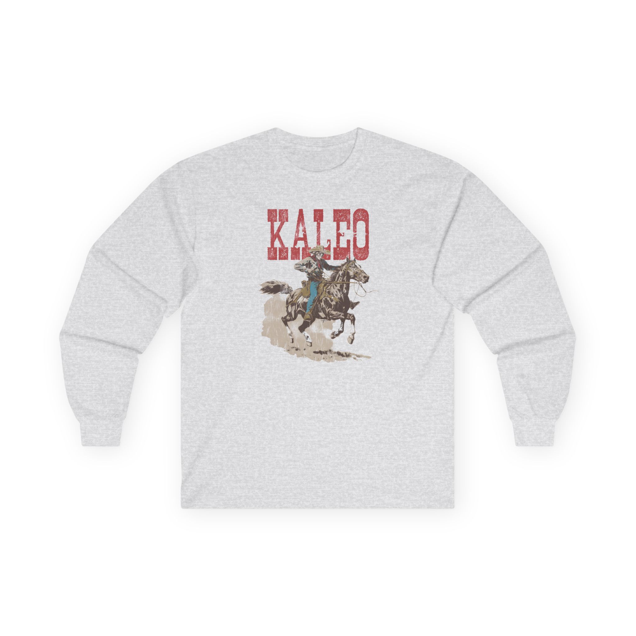Kaleo Horse Racing Skeleton Unisex Ultra Cotton Long Sleeve Tee