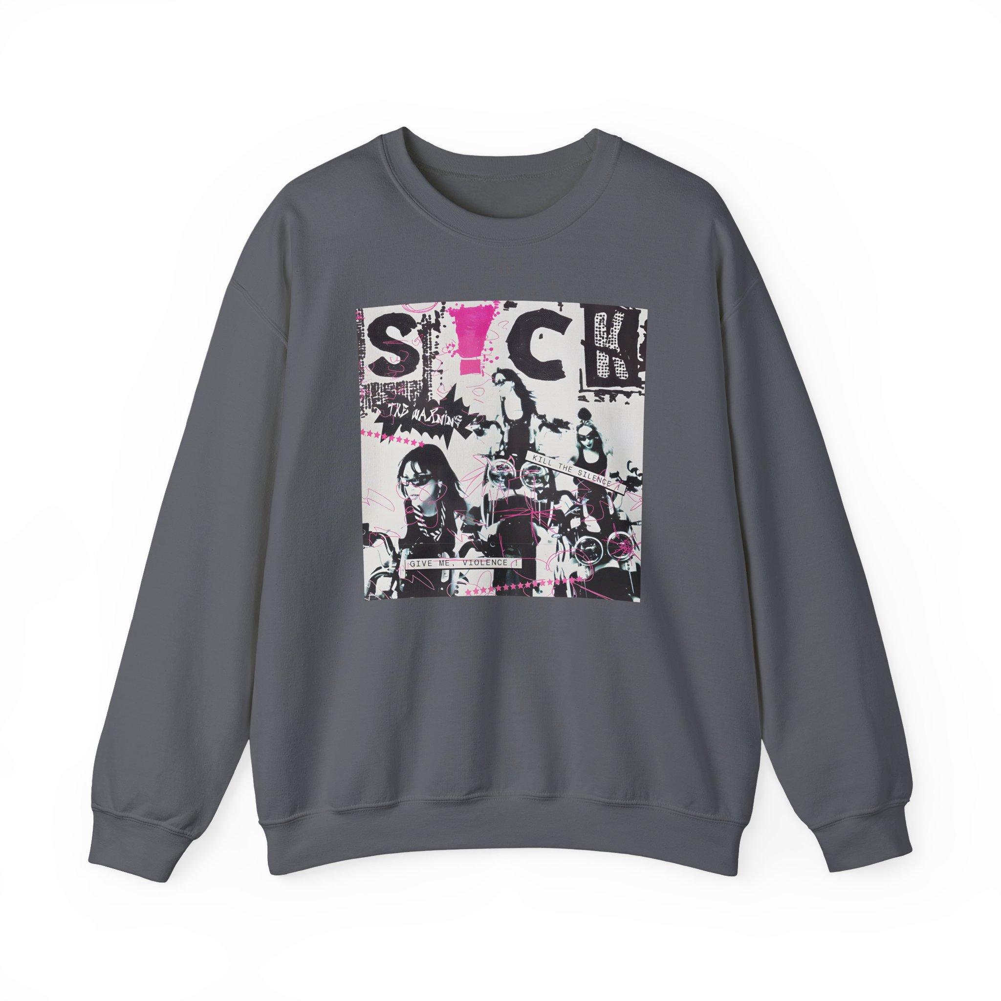 The Warning Black S!ck Unisex Heavy Blendâ„¢ Crewneck Sweatshirt