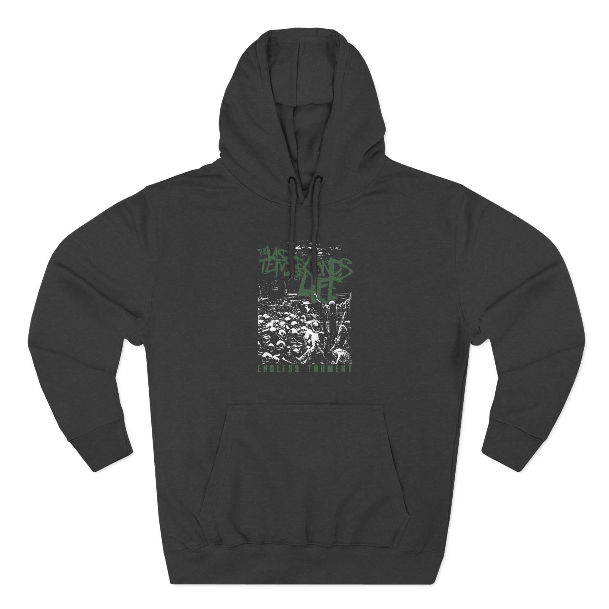 The Last Ten Seconds of Life Broken Glass Three-Panel Fleece Hoodie