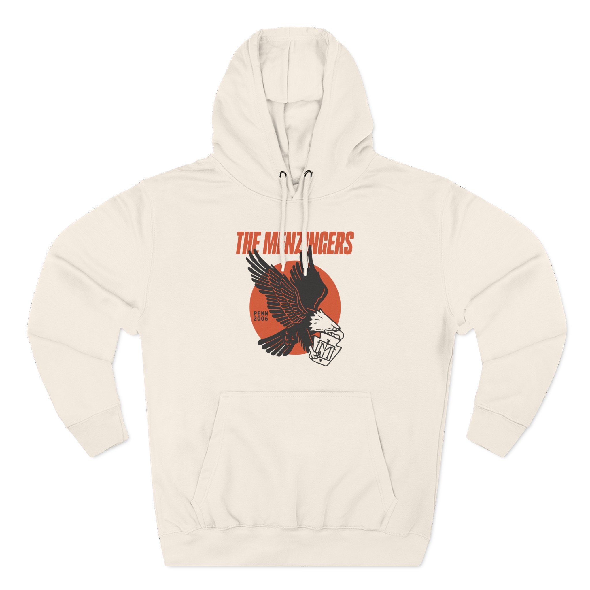 The Menzingers Eagle Three-Panel Fleece Hoodie