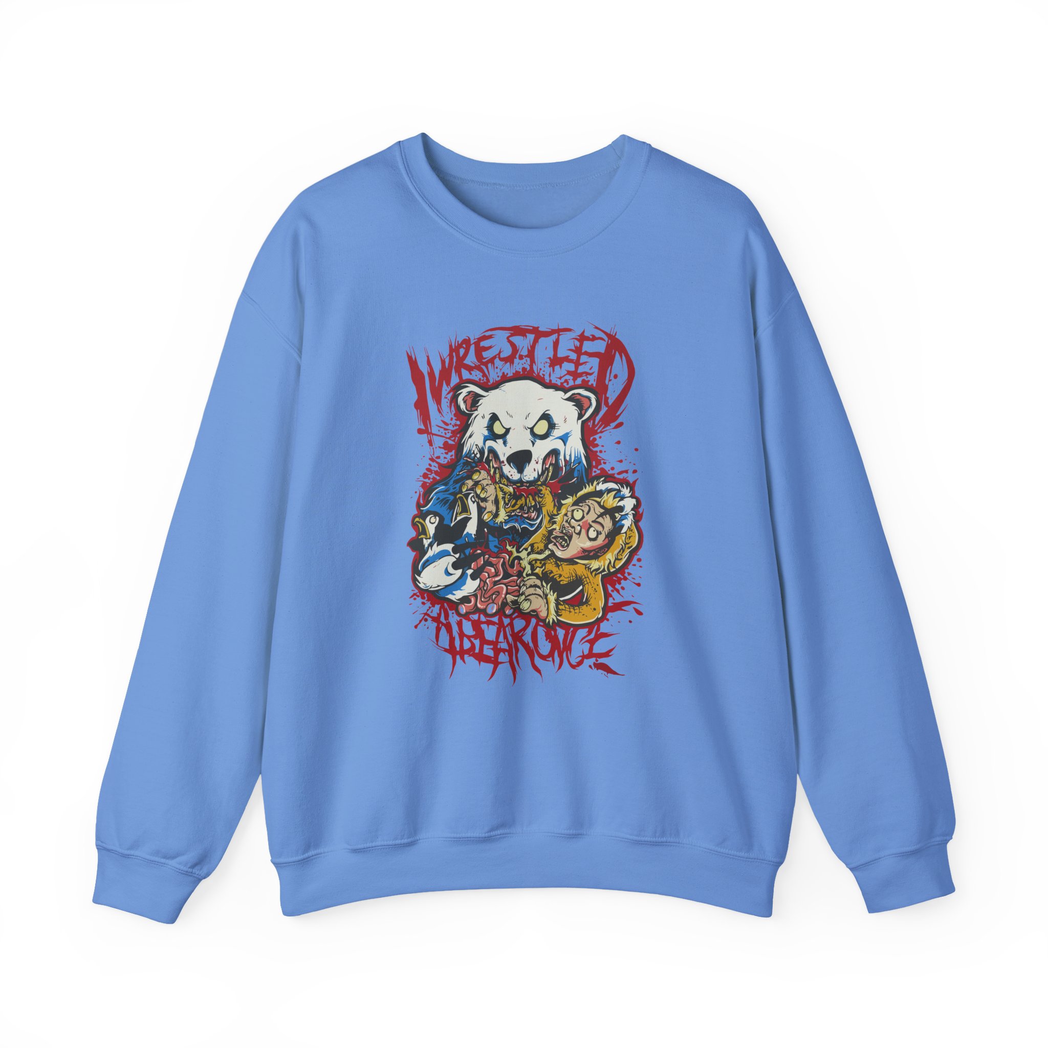 Iwrestledabearonce Unisex Heavy Blendâ„¢ Crewneck Sweatshirt