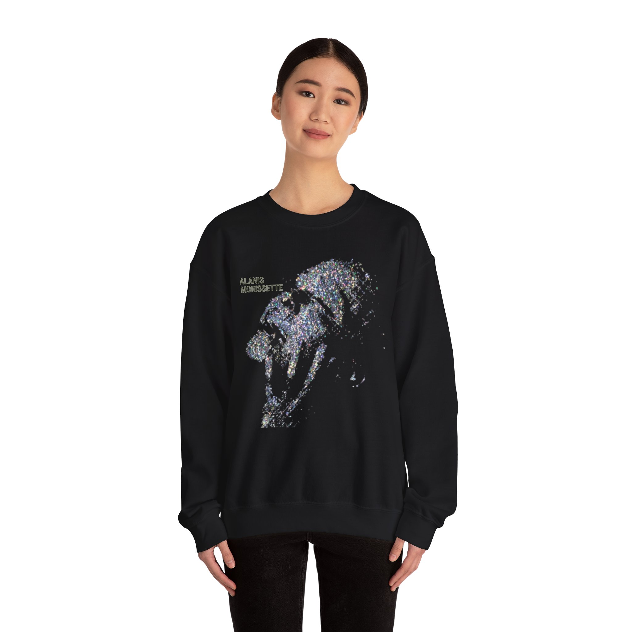 Alanis Morissette Such Pretty Forks Glitter Unisex Heavy Blendâ„¢ Crewneck Sweatshirt