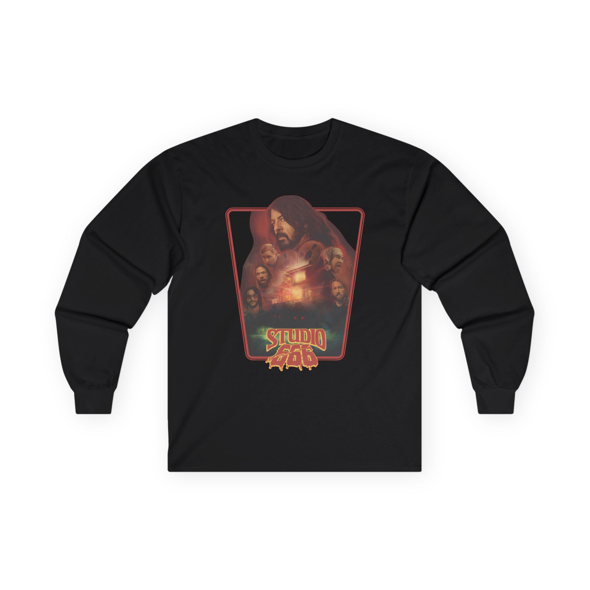 Foo Fighters Studio 666 Retro Unisex Ultra Cotton Long Sleeve Tee