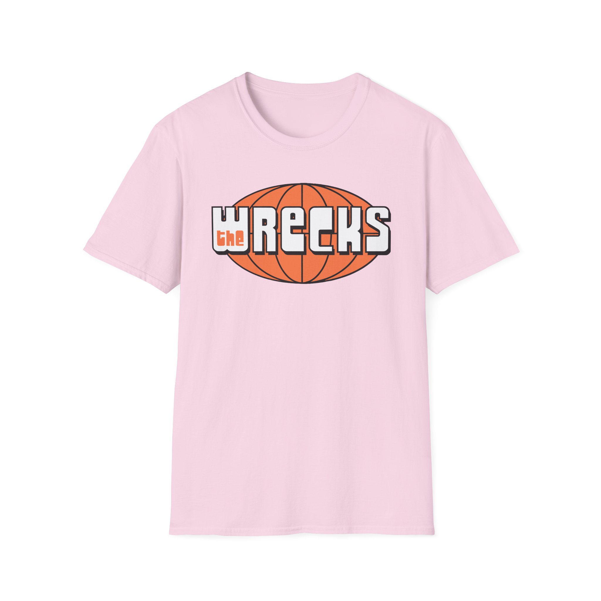 The Wrecks Retro Globe Unisex Softstyle T-Shirt