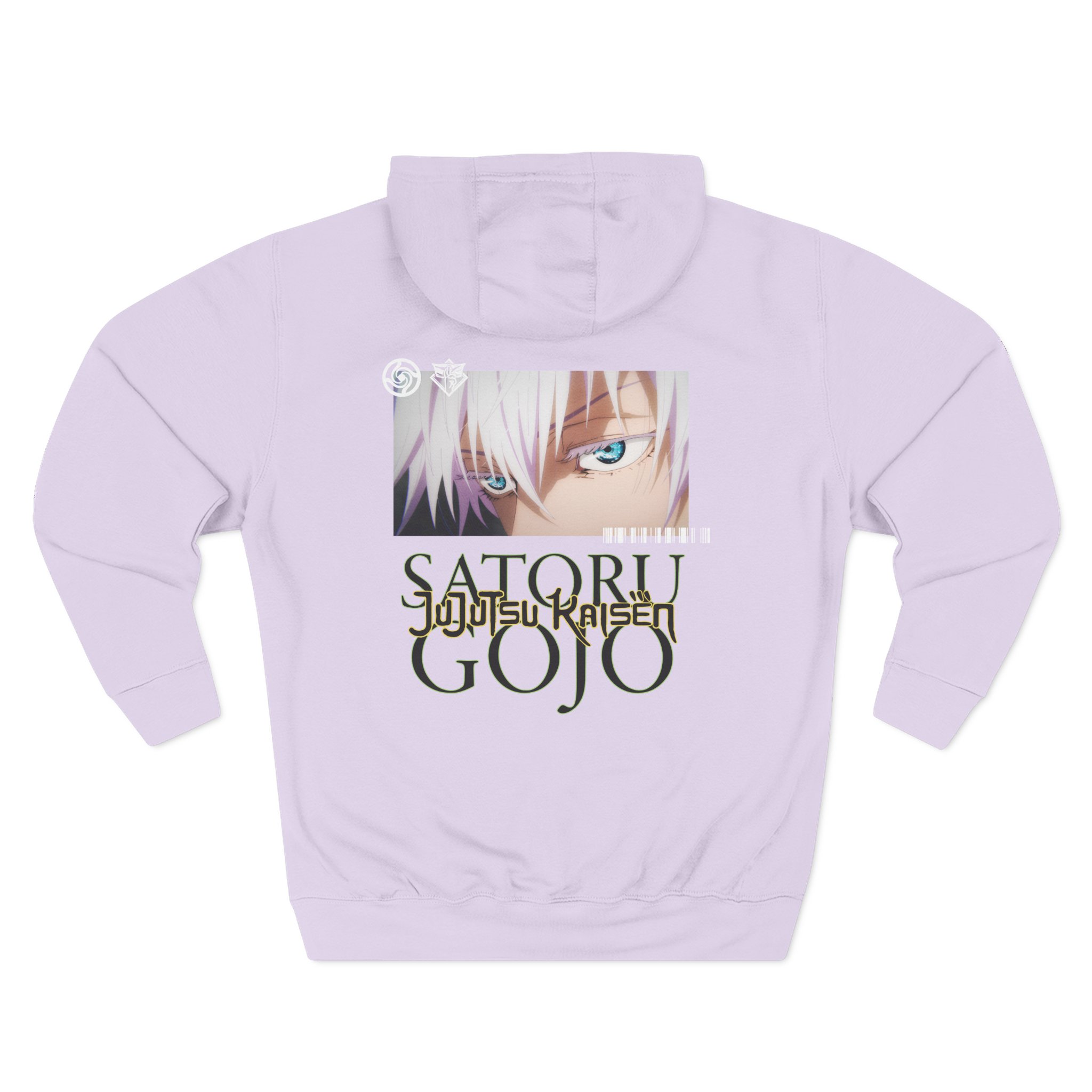 Jujutsu Kaisen X Dim Mak Gojo Eyes Three-Panel Fleece Hoodie