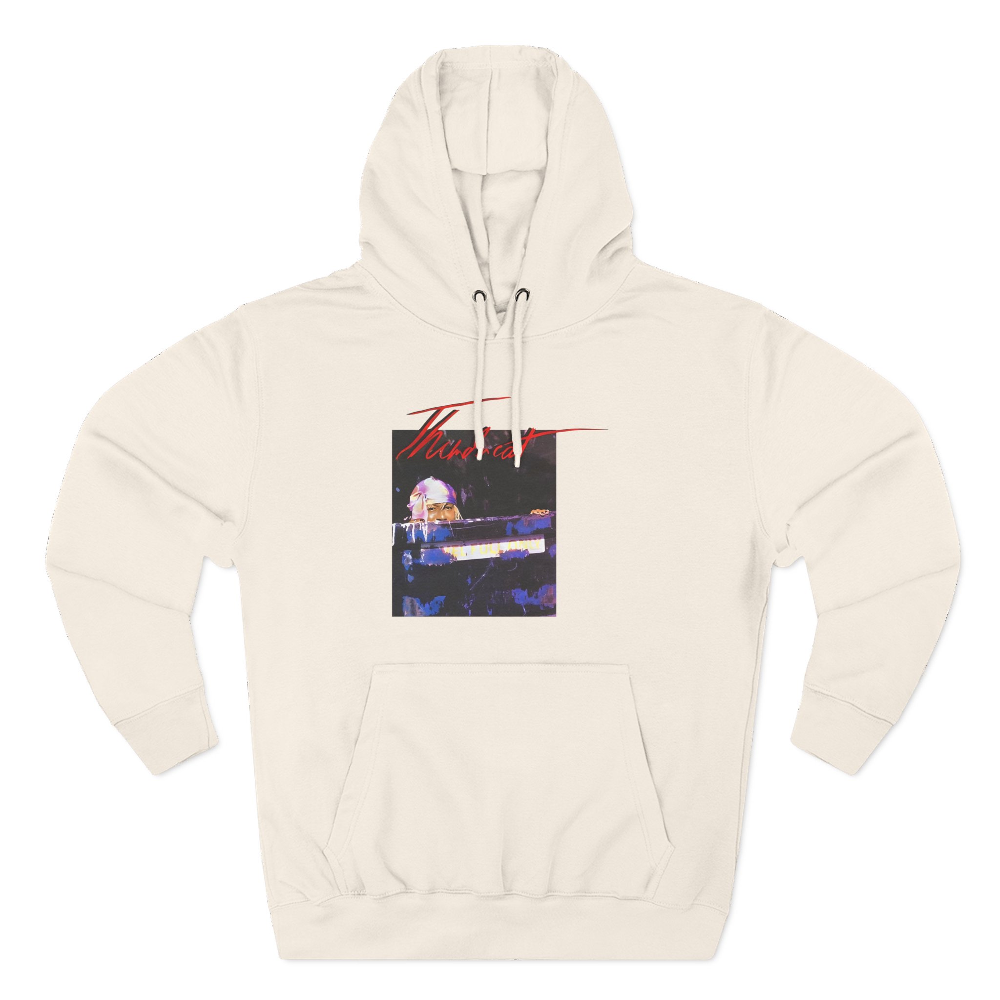 Thundercat Durag Dumpster Fire Three-Panel Fleece Hoodie