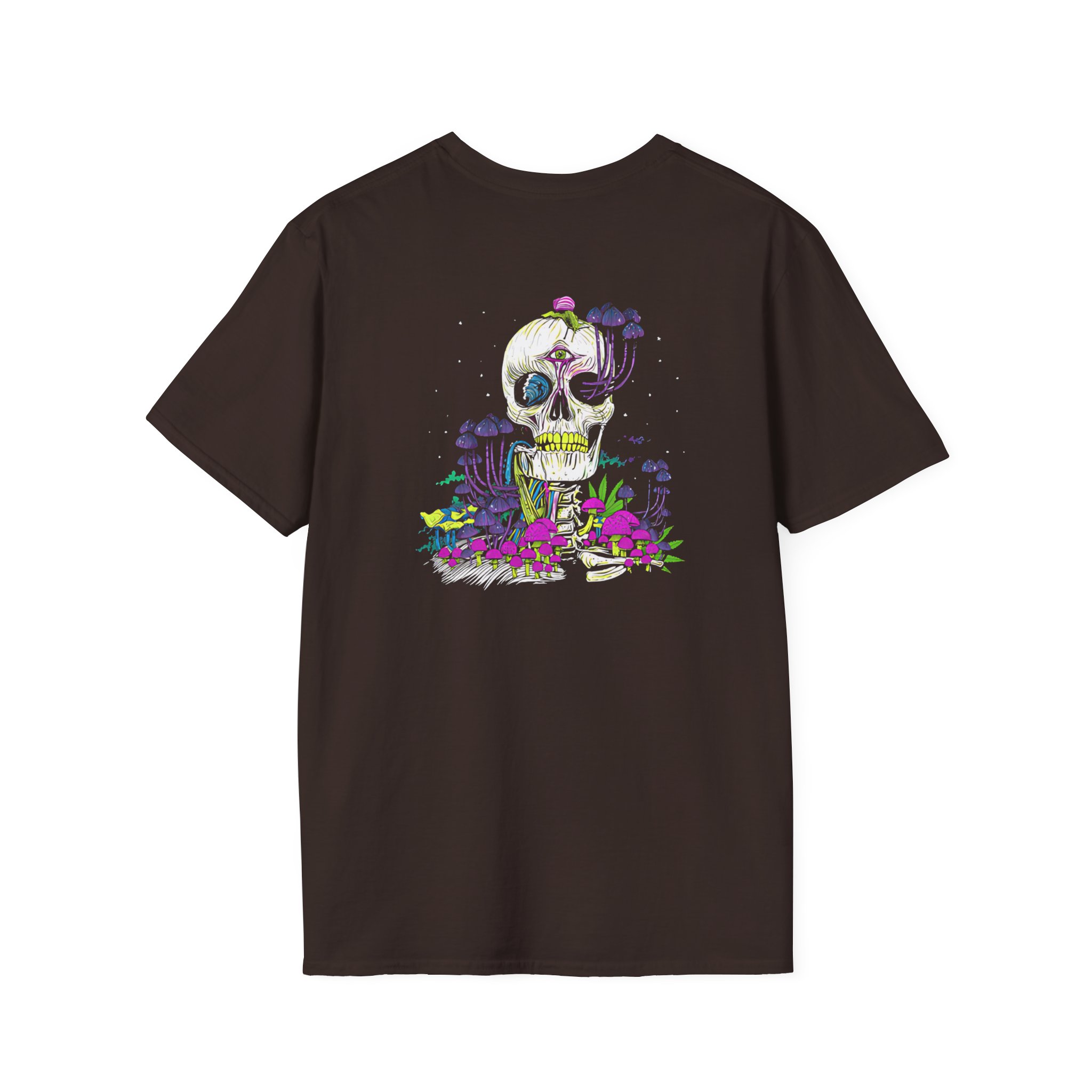Incubus Magic Mushroom Skull Unisex Softstyle T-Shirt