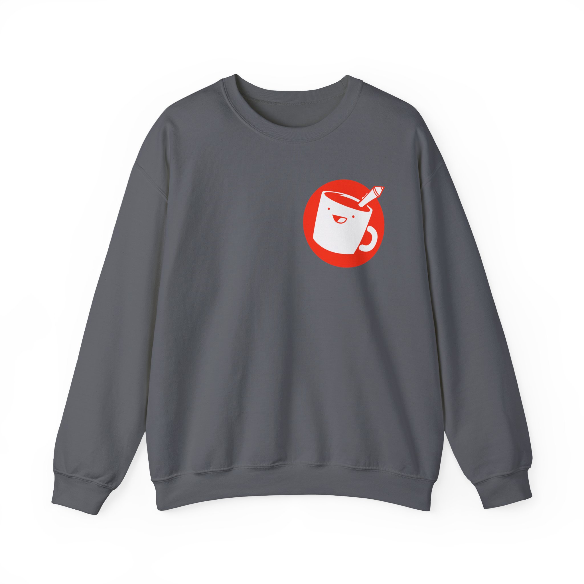 Drawfee Logo Unisex Heavy Blendâ„¢ Crewneck Sweatshirt
