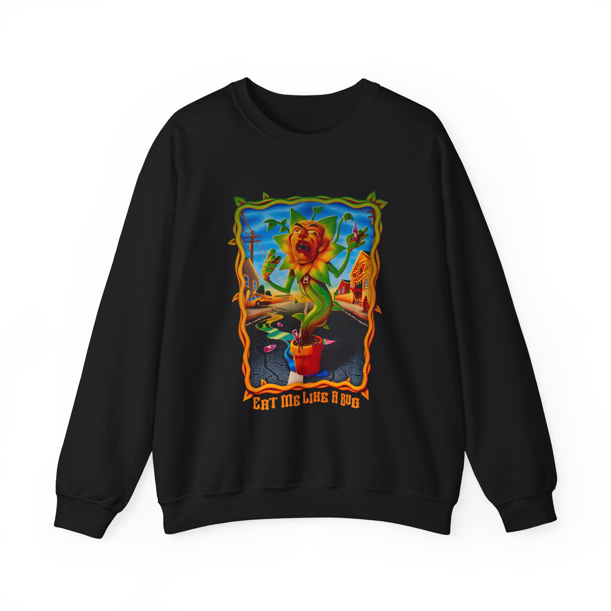 Creepcast Eat Me Like a Bug Unisex Heavy Blendâ„¢ Crewneck Sweatshirt