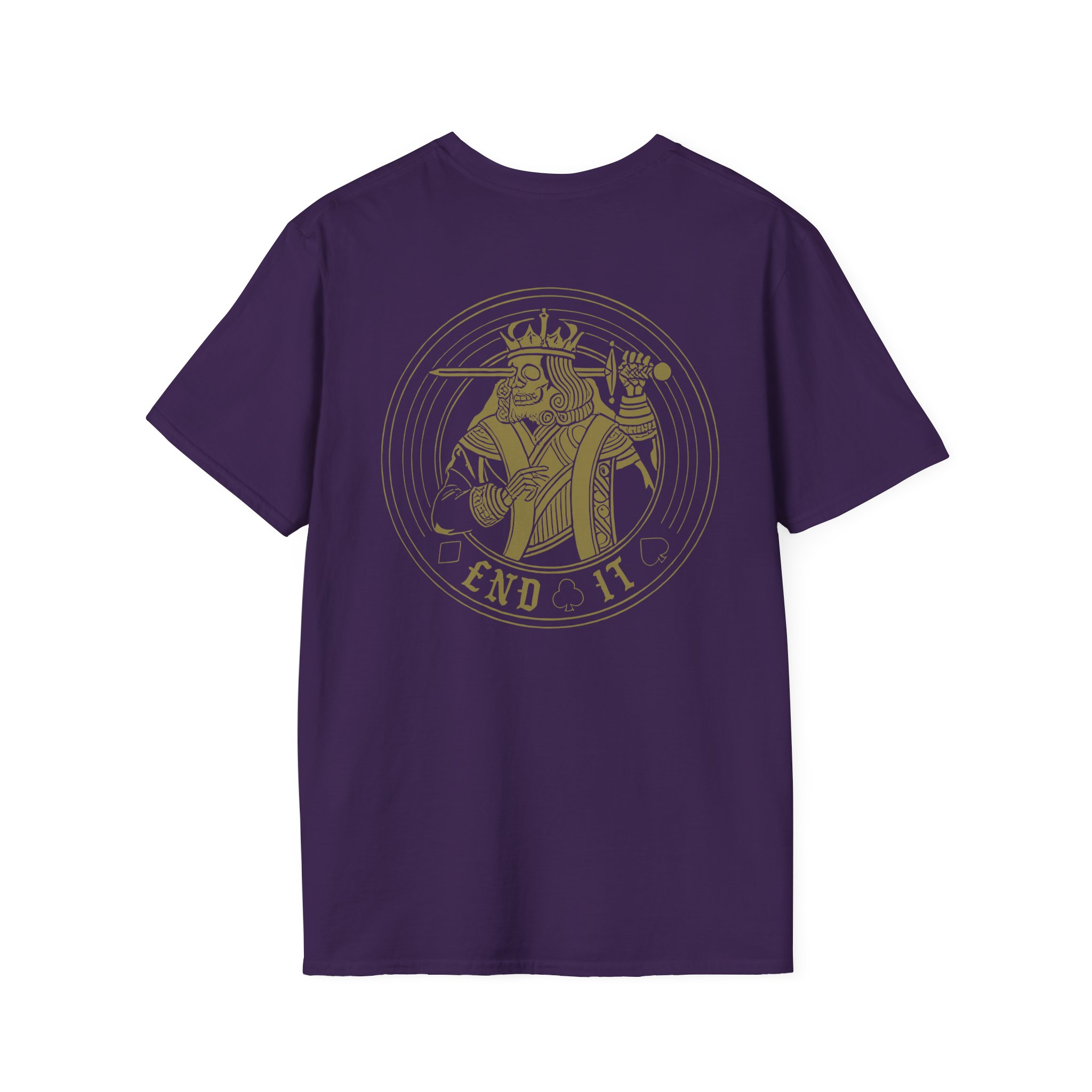 End It King Circle Unisex Softstyle T-Shirt