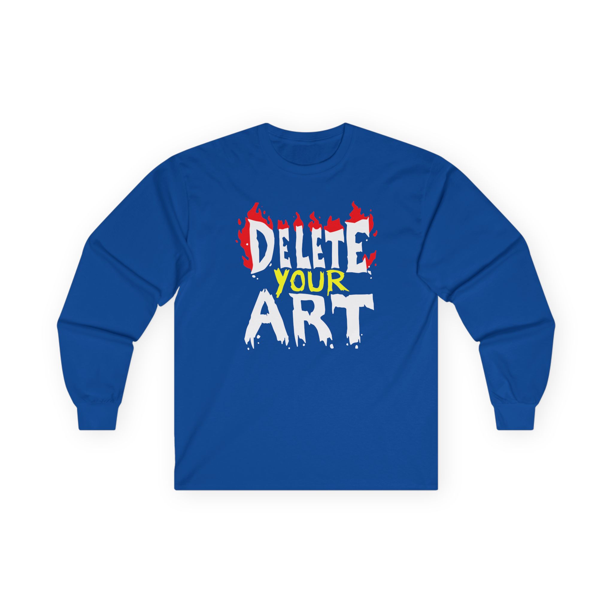 Drawfee Delete Your Art Unisex Ultra Cotton Long Sleeve Tee