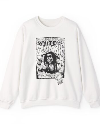 White Zombie Alive and Deadly Unisex Heavy Blend™ Crewneck Sweatshirt
