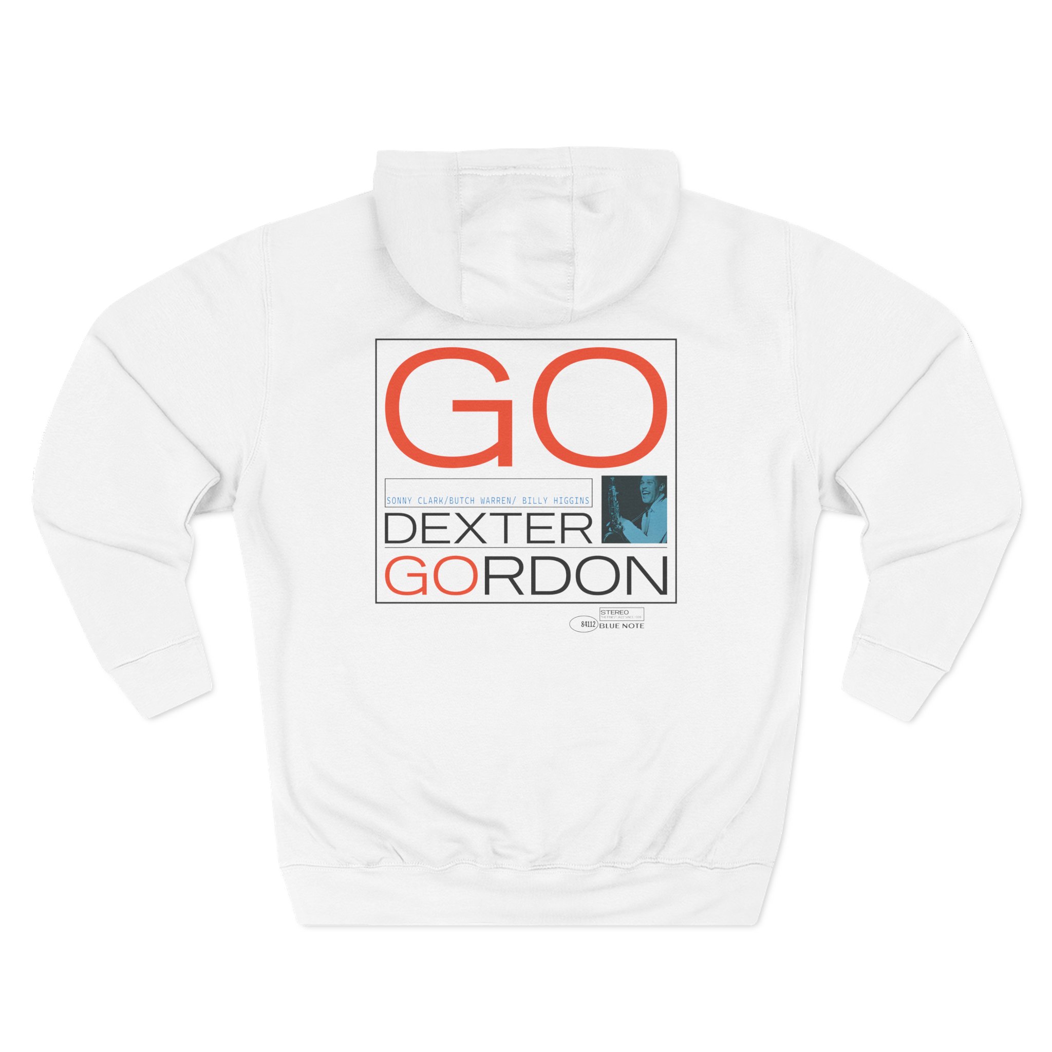 Blue Note Dexter Gordon Go 84112 Three-Panel Fleece Hoodie