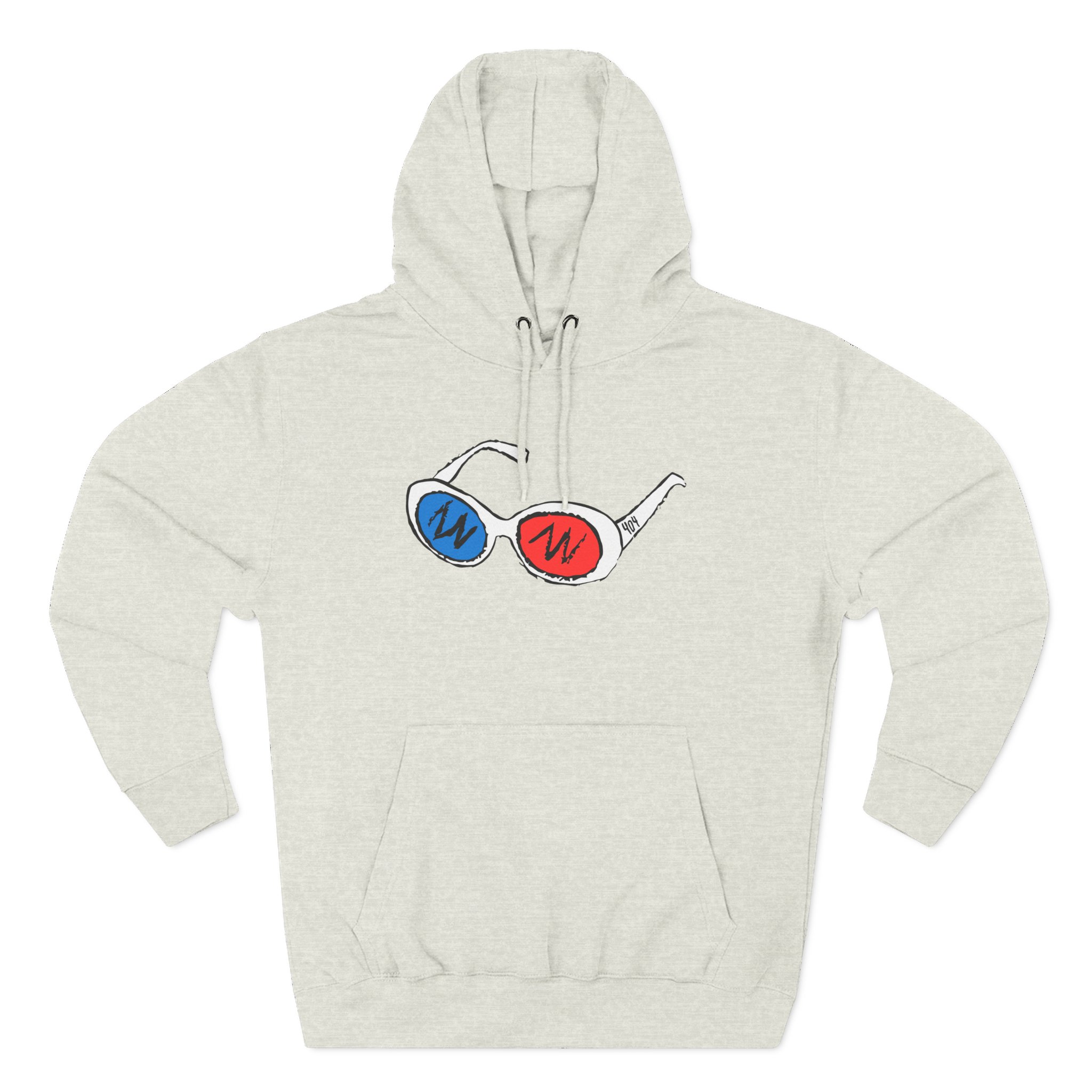 Georgenotfound 3d Goggles Three-Panel Fleece Hoodie