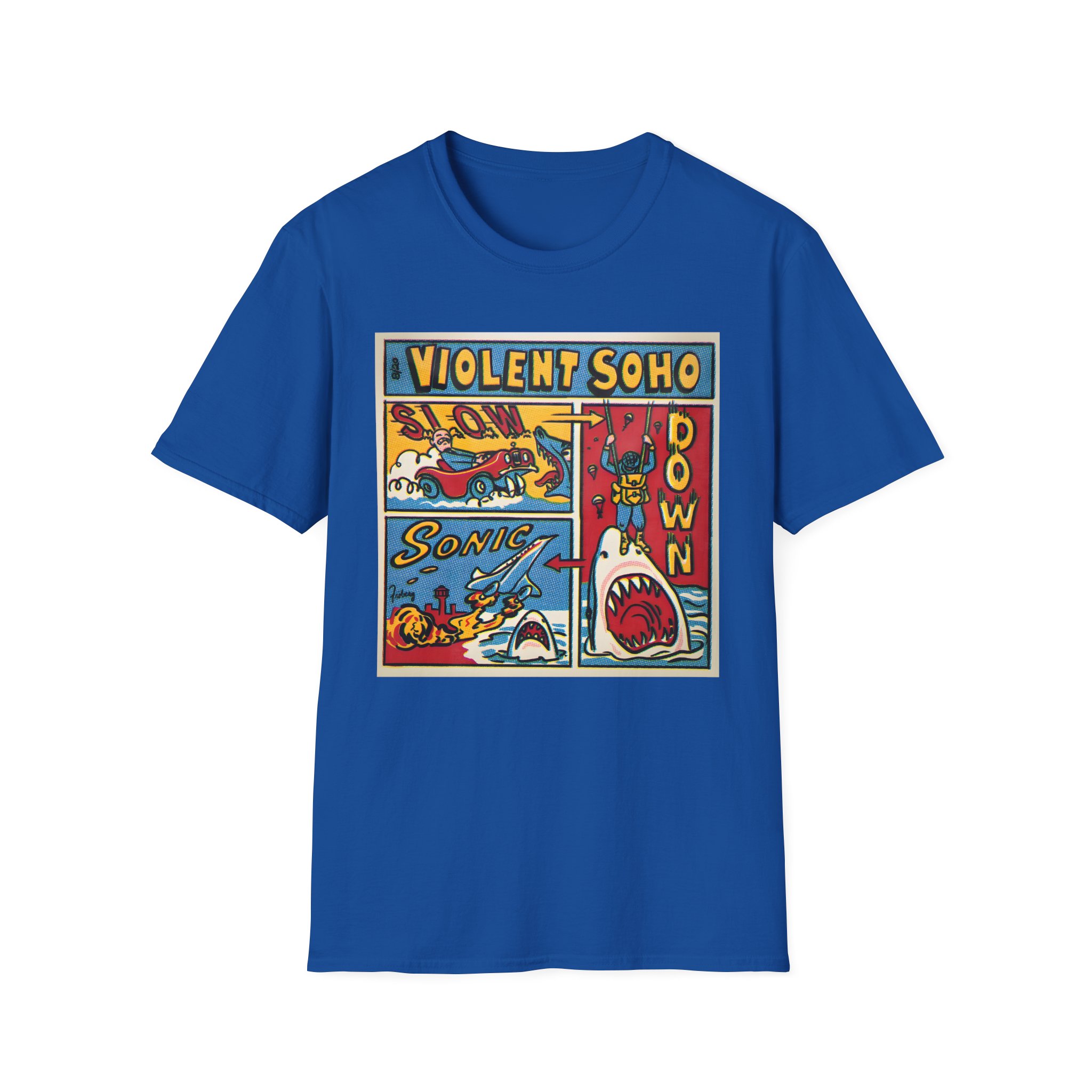 Violent Soho Slow Down Sonic Unisex Softstyle T-Shirt