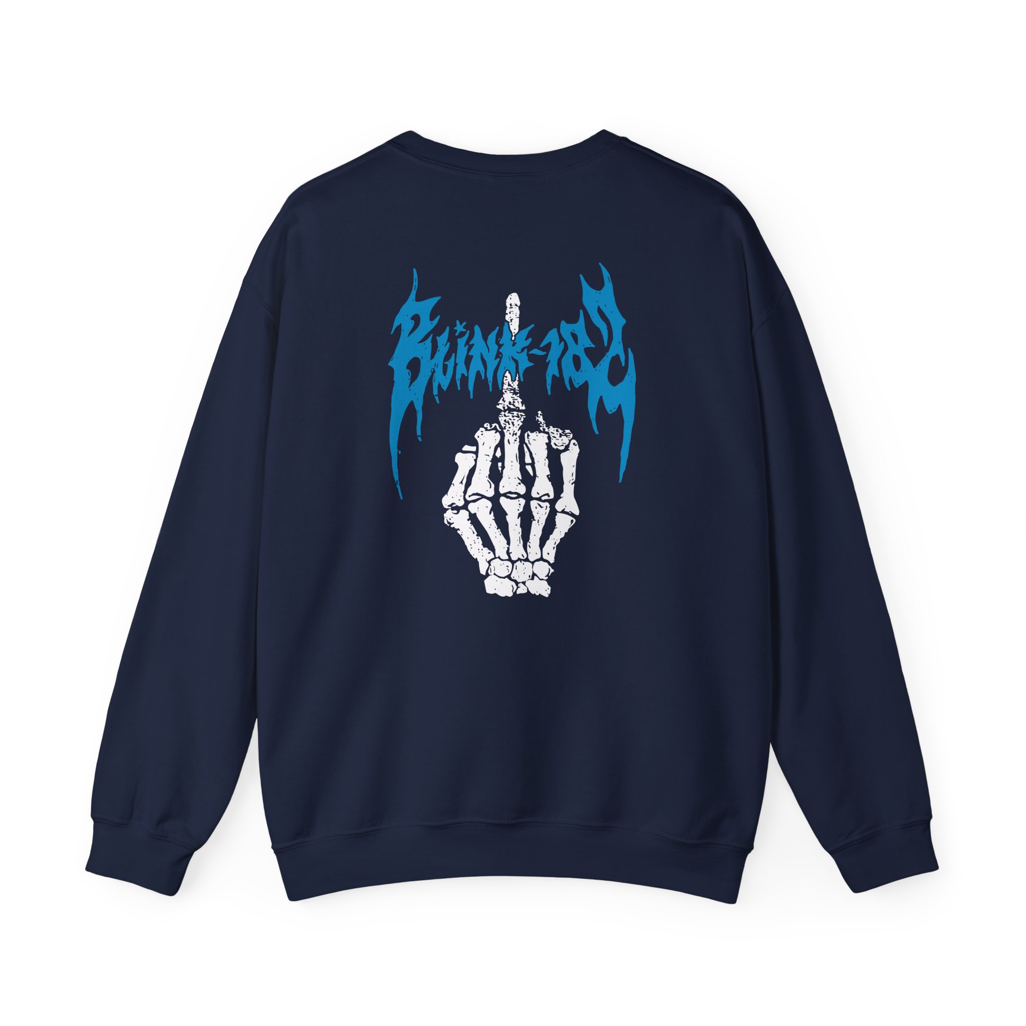 Blink 182 Middle Finger Unisex Heavy Blendâ„¢ Crewneck Sweatshirt