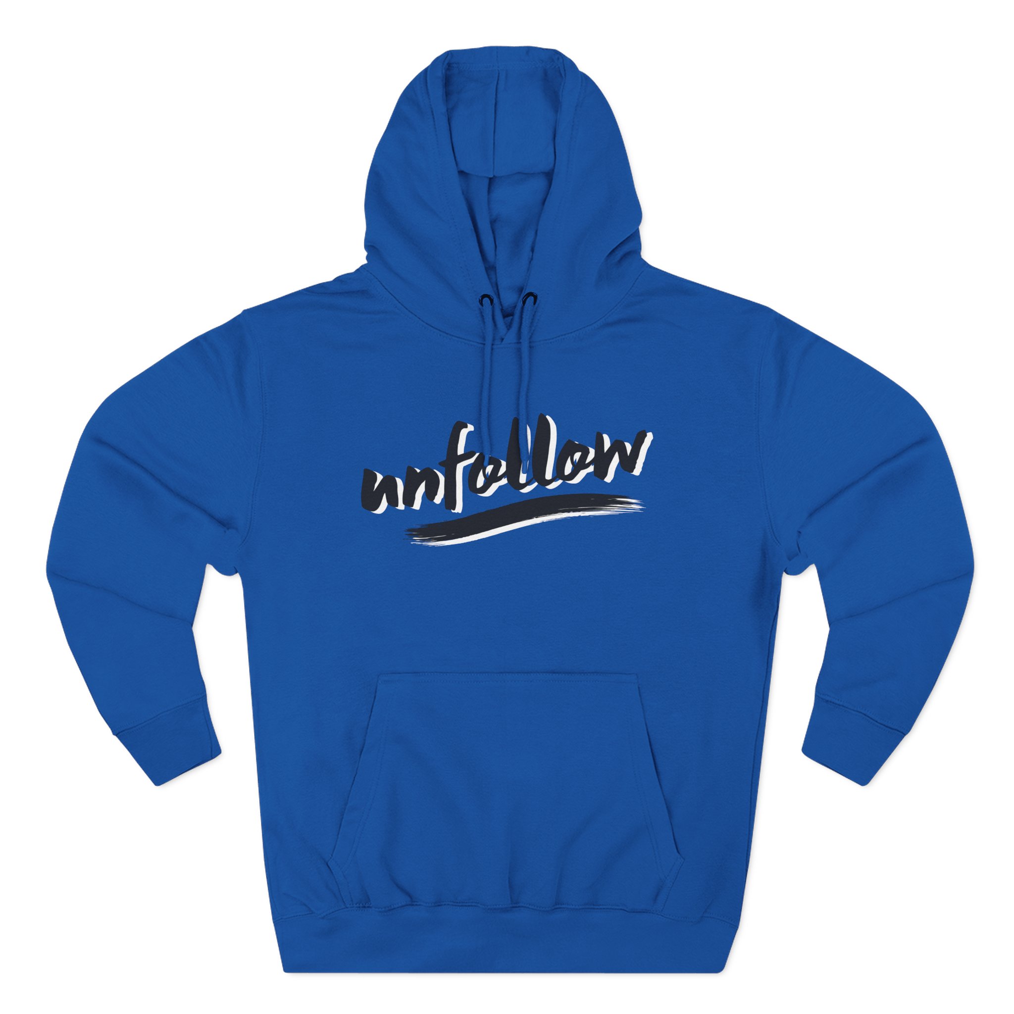 Shubble Unfollow Three-Panel Fleece Hoodie