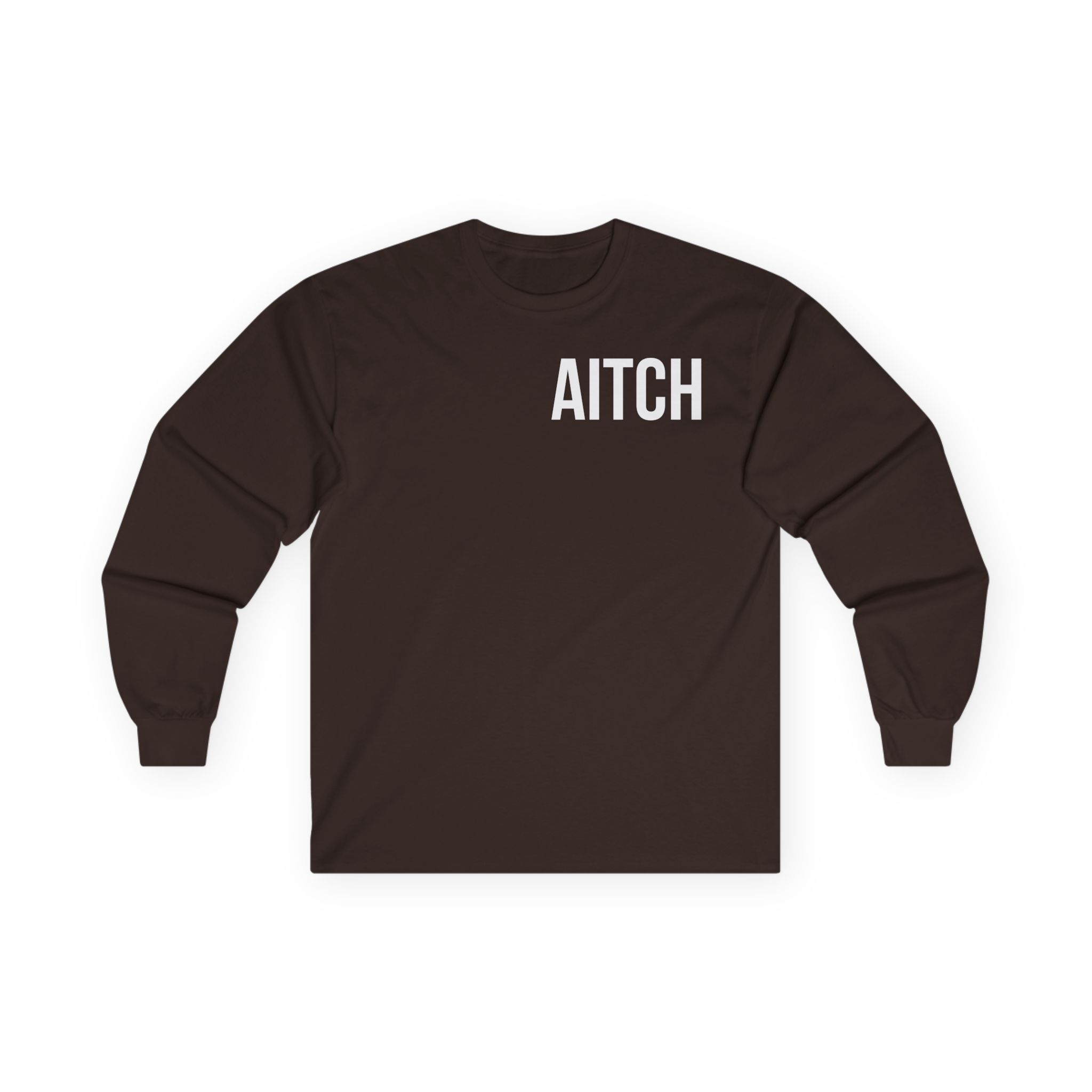 Aitch Pocket Logo Unisex Ultra Cotton Long Sleeve Tee