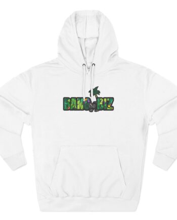 Fredo Bang Bang Biz Logo Three-Panel Fleece Hoodie