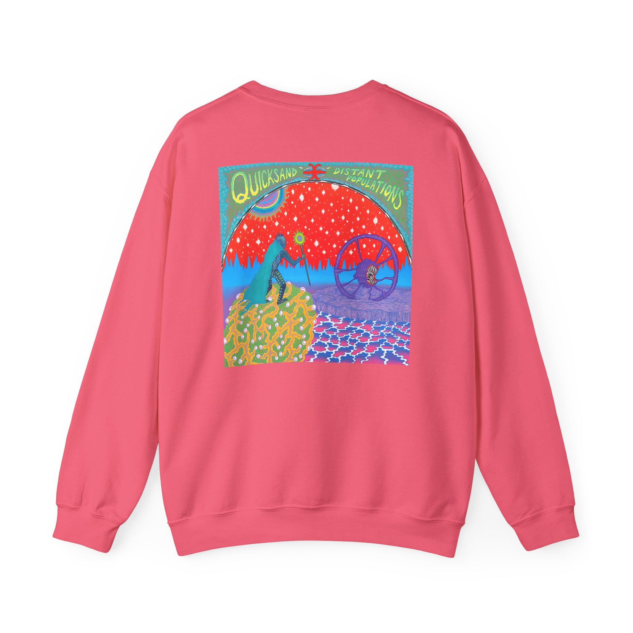 Quicksand Distant Populations Unisex Heavy Blendâ„¢ Crewneck Sweatshirt