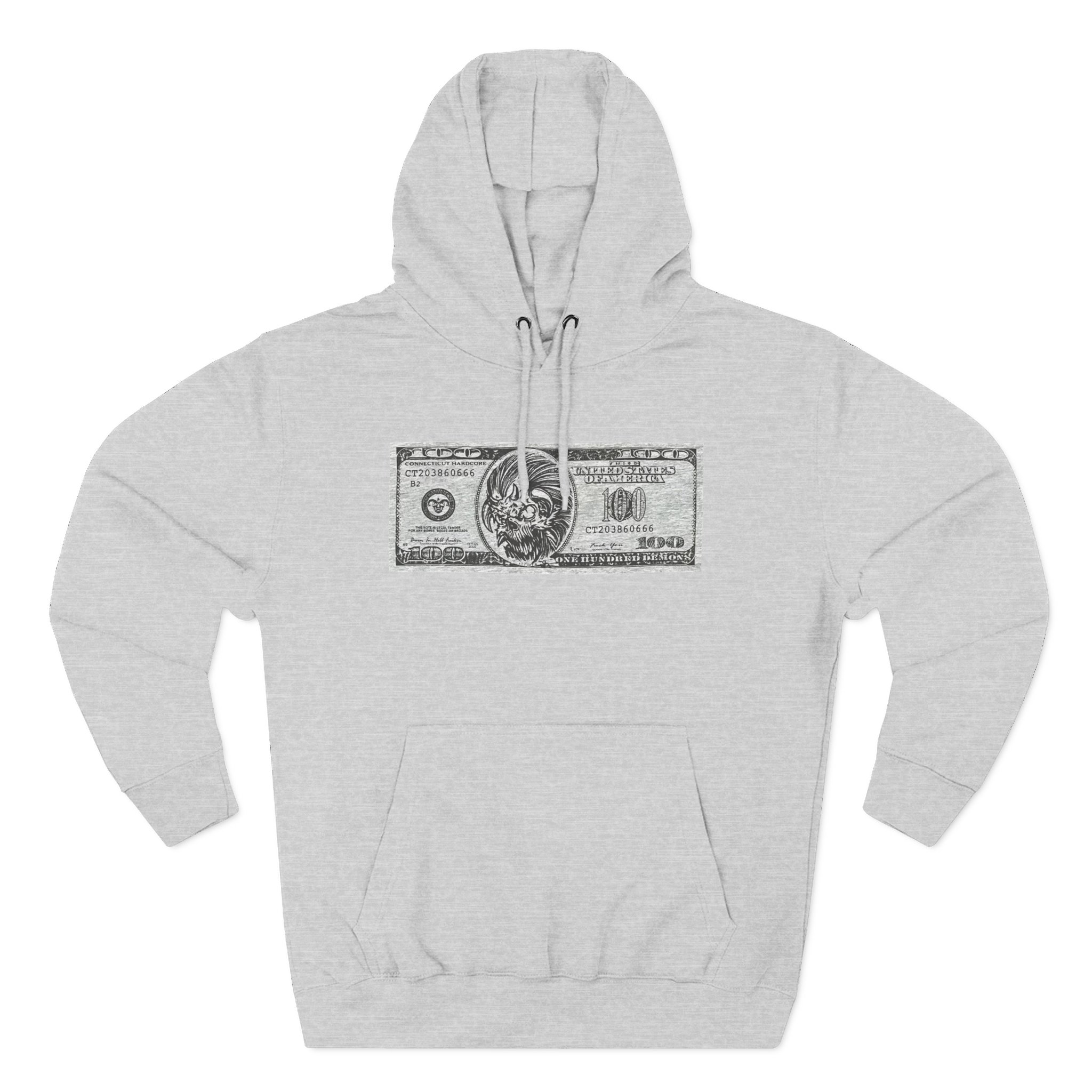 100 Demons Connecticut Hardcore Three-Panel Fleece Hoodie